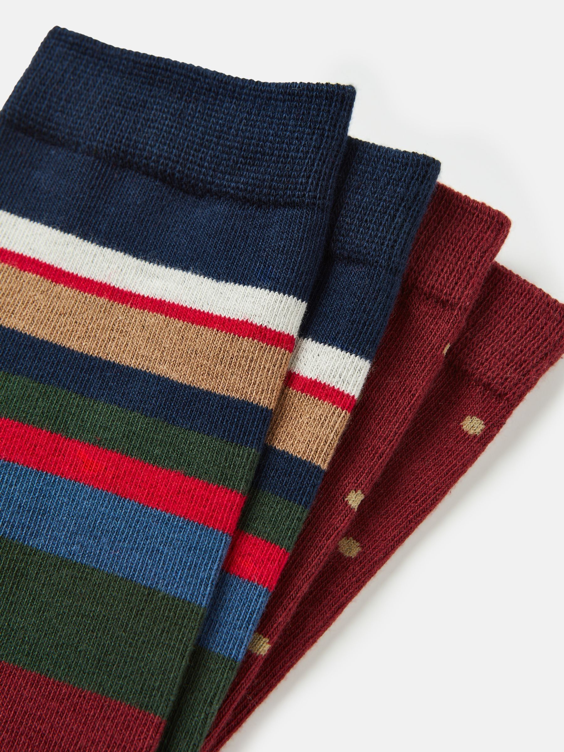 Men's Kingsbury Red 2 Pack Socks (size 7-12) - Image 3 of 3