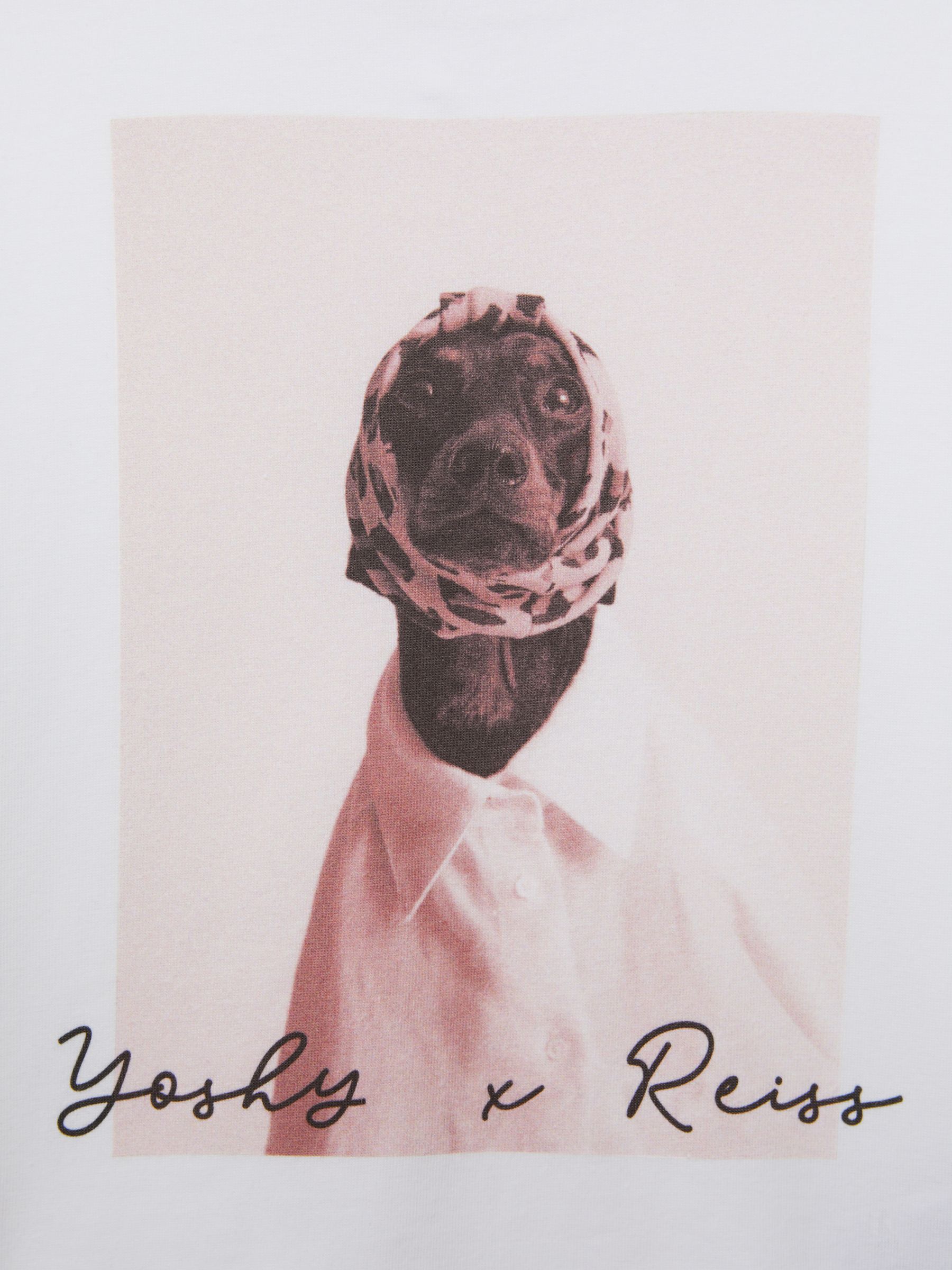 Junior Cotton Print T-Shirt in White - Image 6 of 6