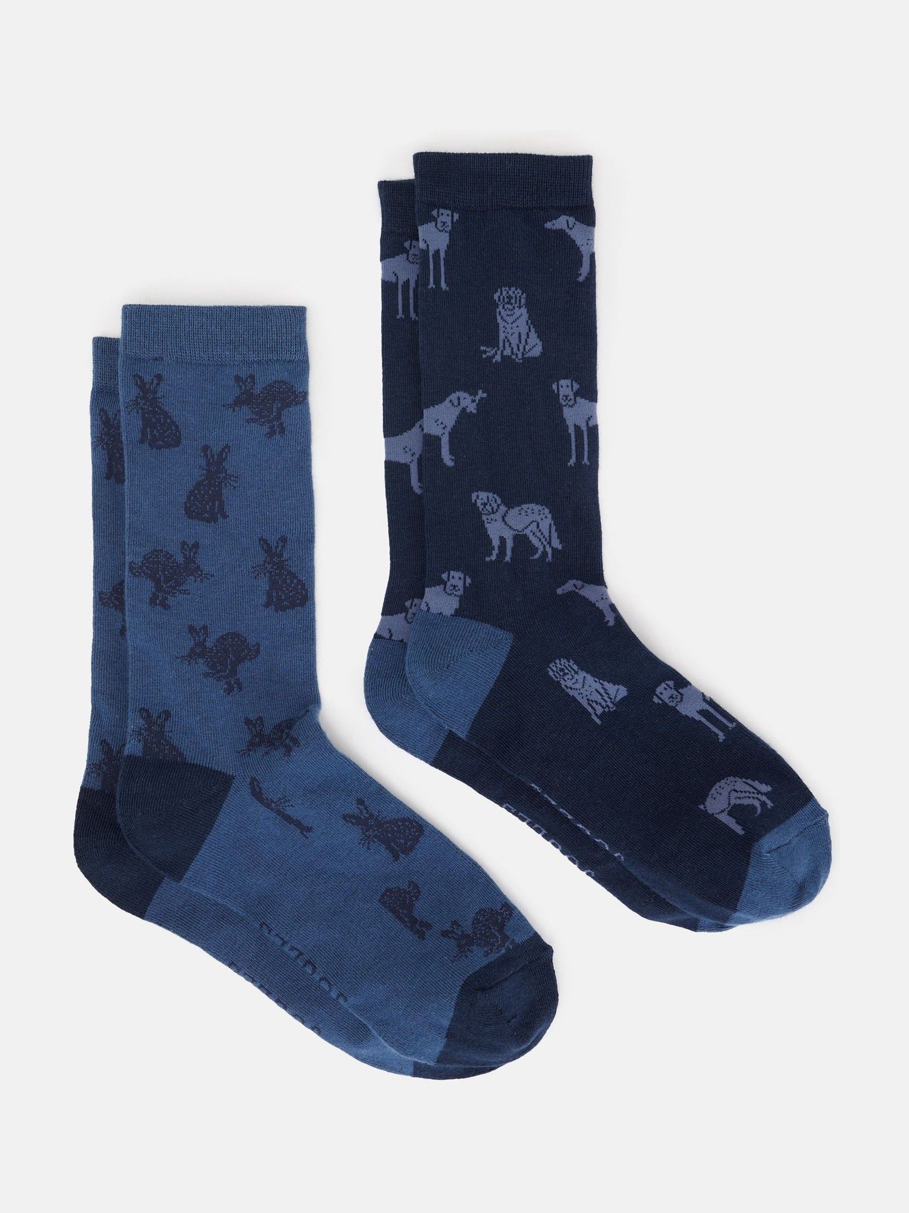 Men's Kingsbury Blue/Navy 2 Pack Socks (size 7-12) - Image 1 of 3