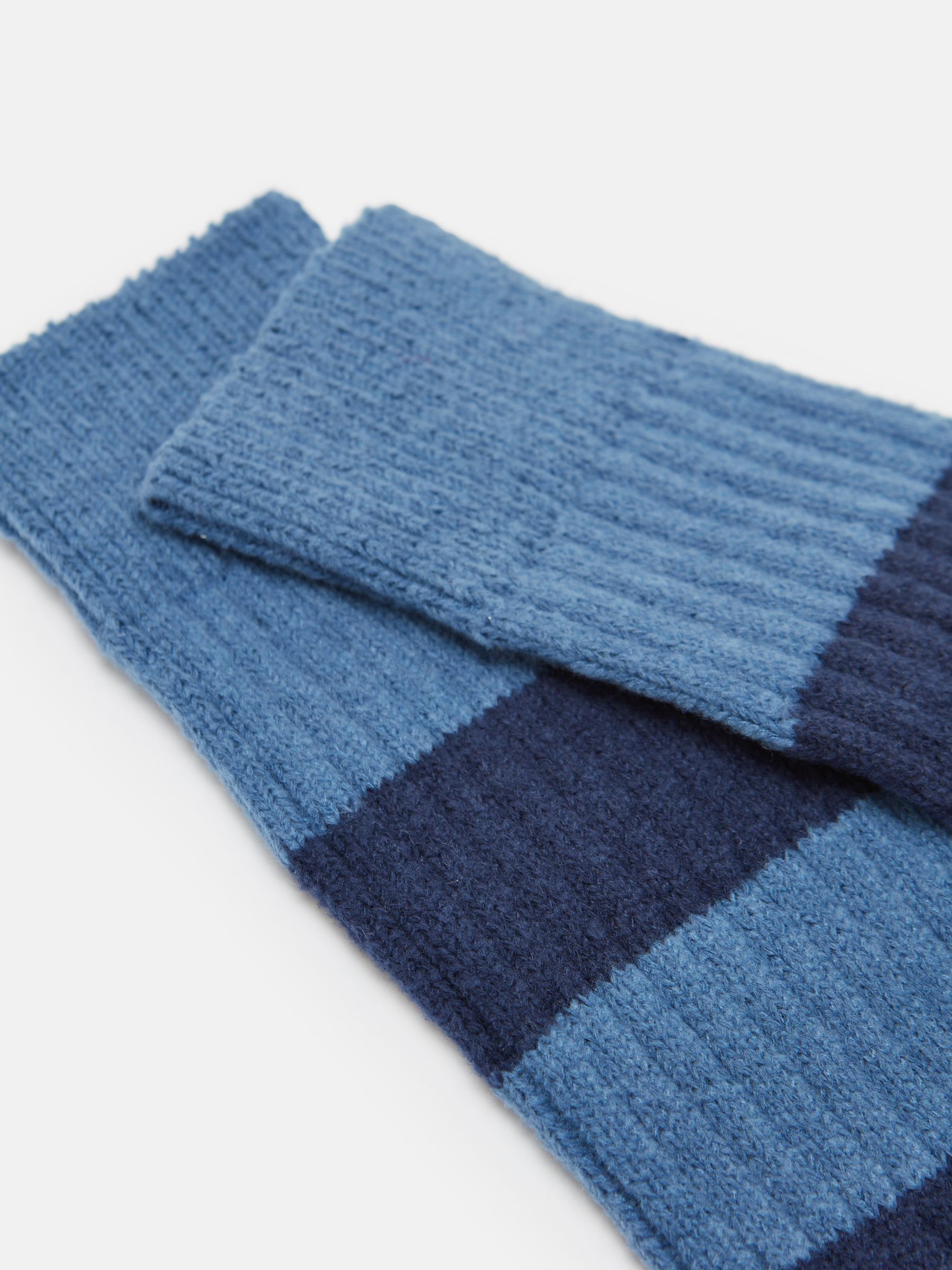 Men's Gibson Blue/Navy Cosy Striped Socks - Image 3 of 3