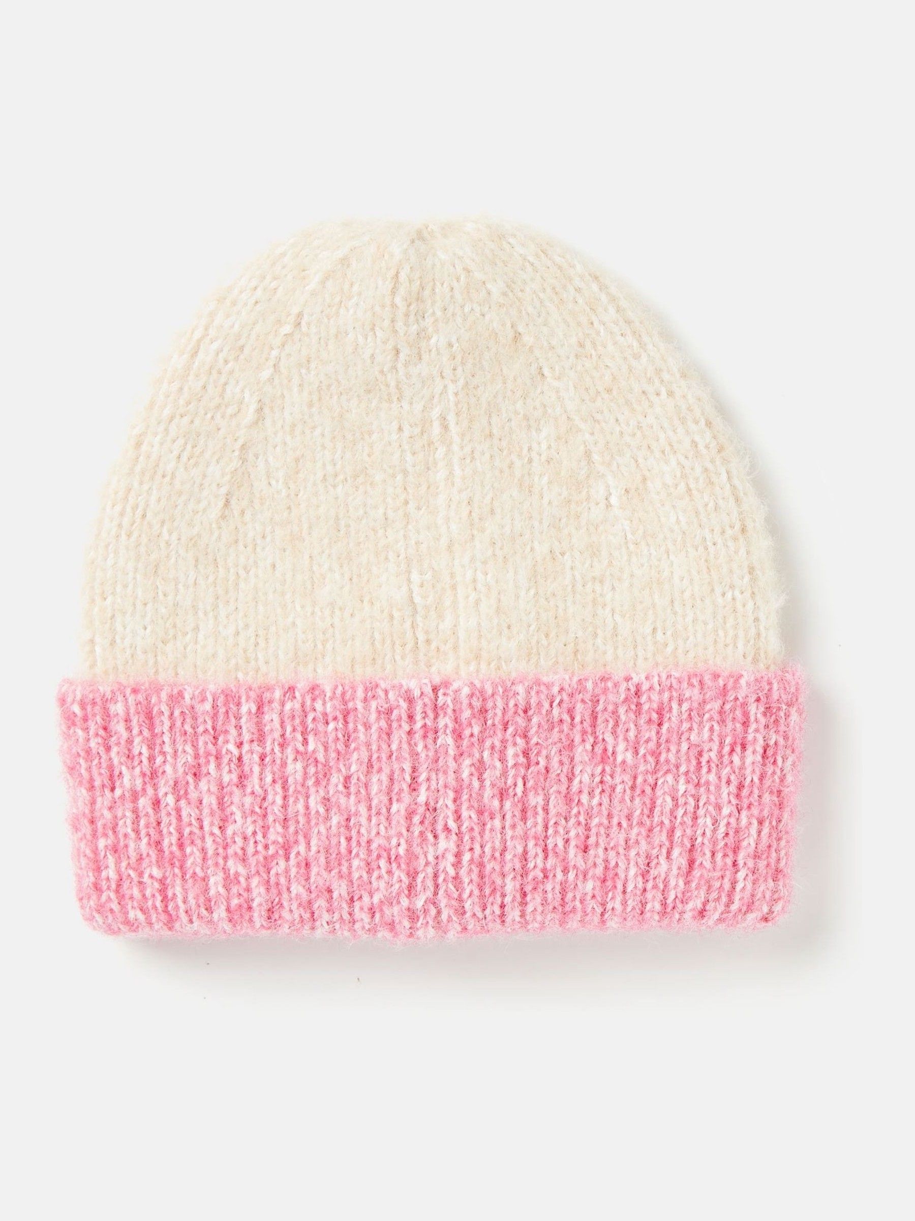 Girls' Wanderer Cream Knitted Beanie Hat - Image 2 of 3