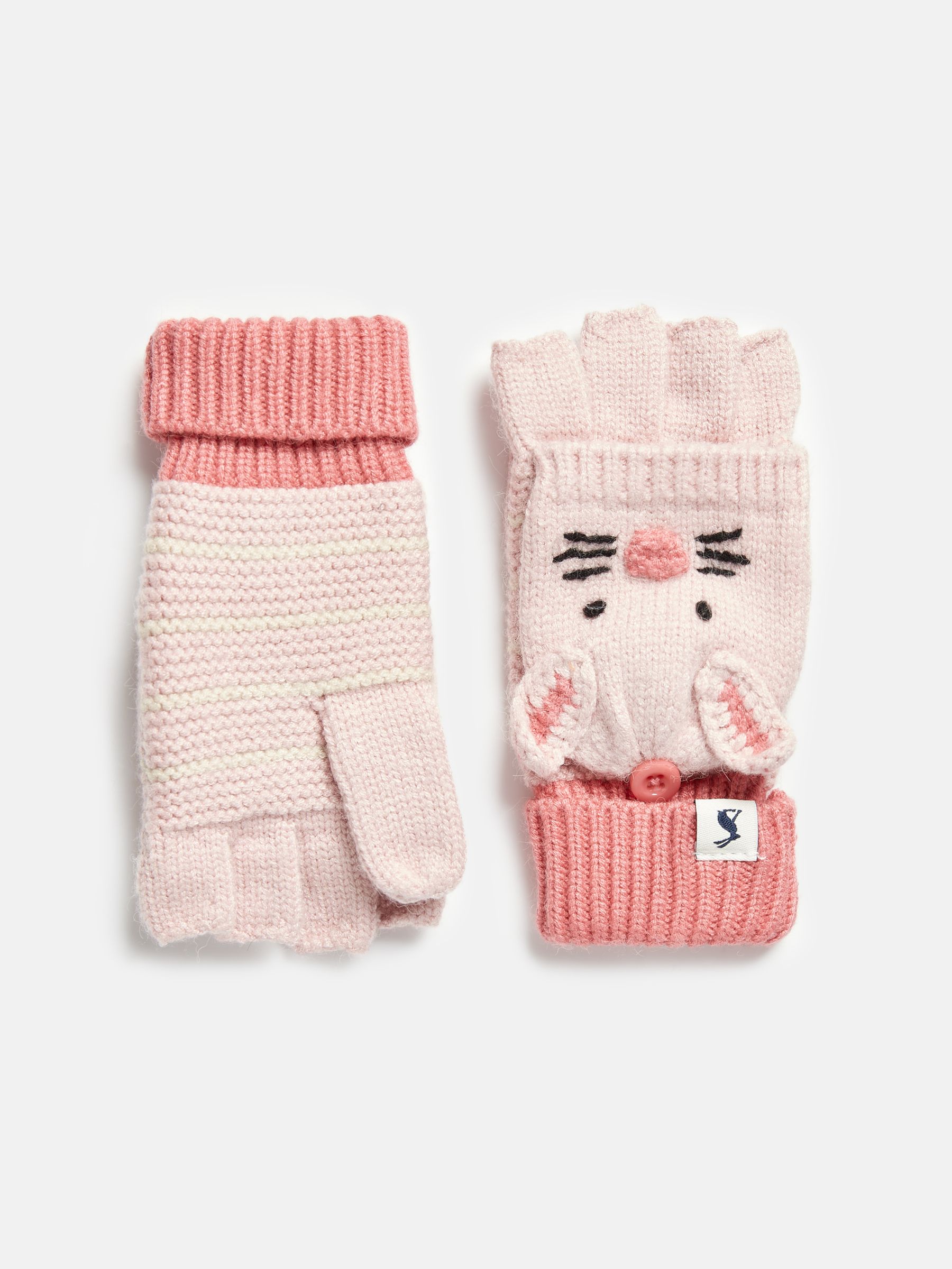 Carey Pink Bunny Character Gloves - Image 1 of 3