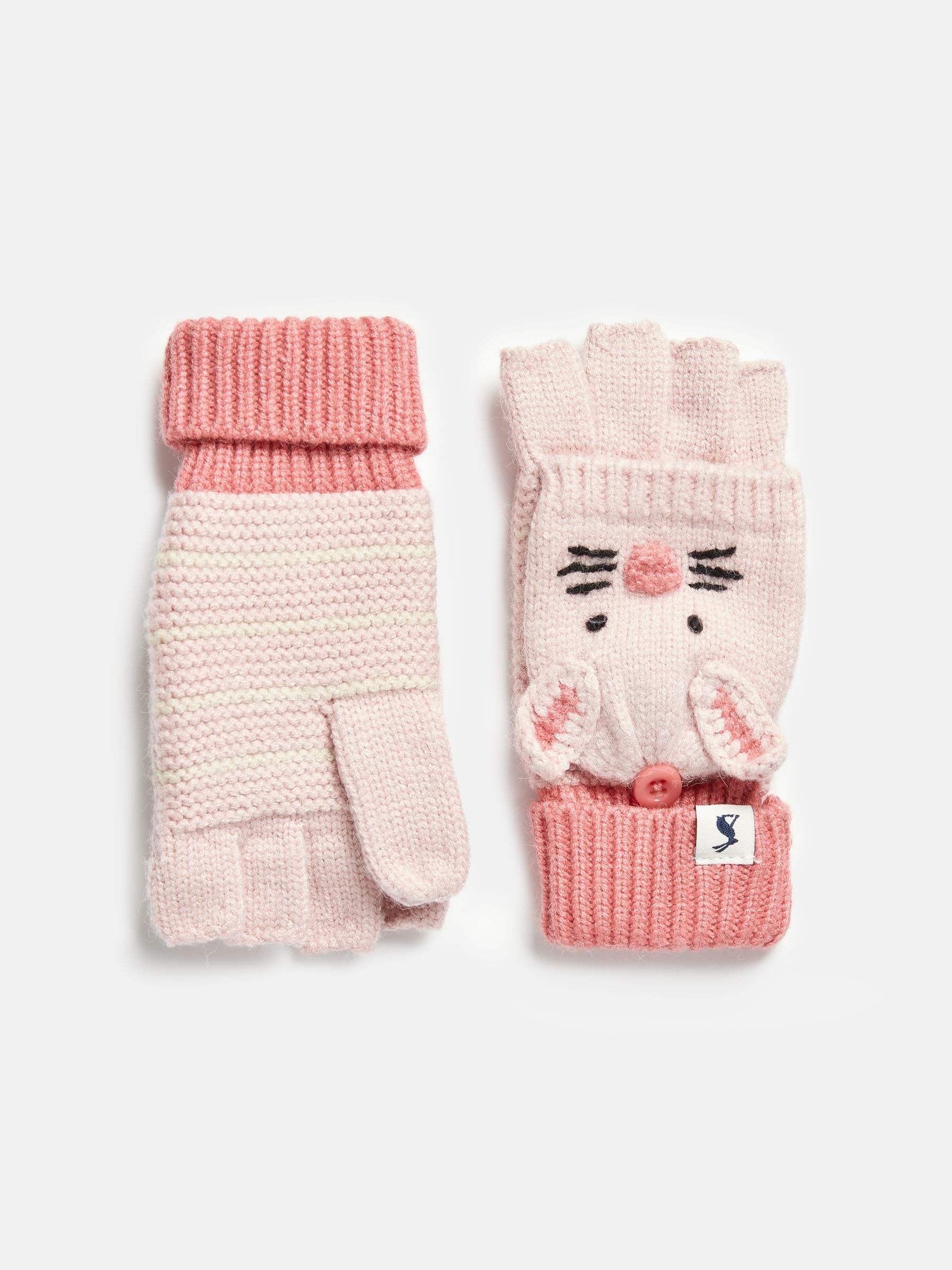 Carey Pink Bunny Character Gloves - Image 2 of 3