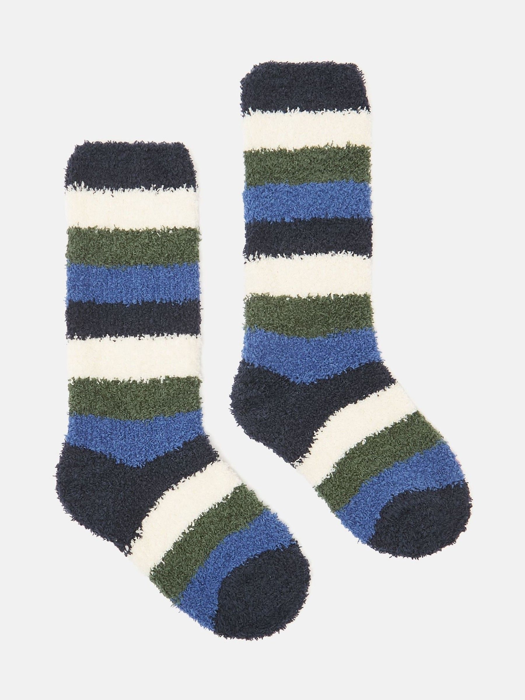 Kids' Fluffy Blue/Navy Socks - Image 1 of 3