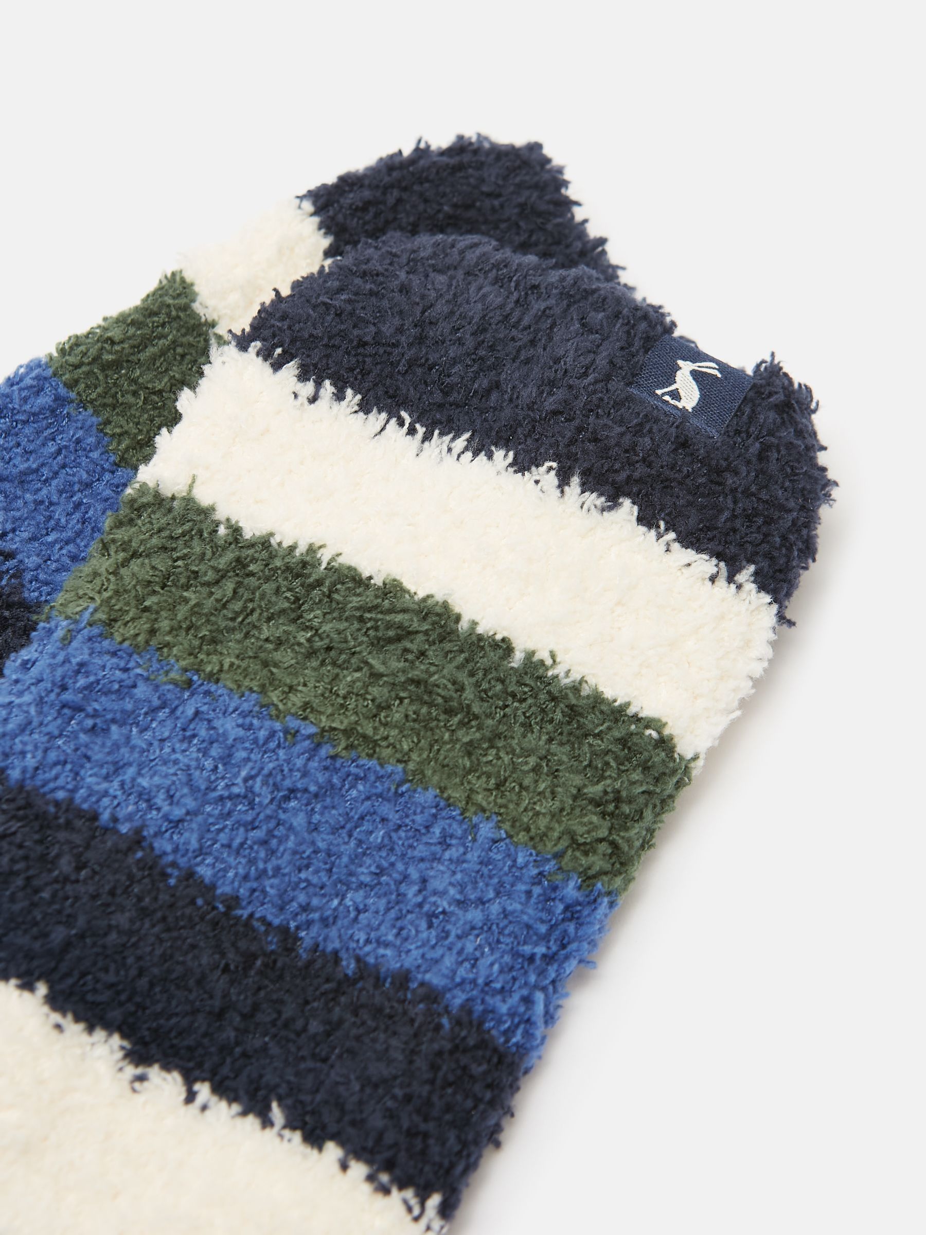 Kids' Fluffy Blue/Navy Socks - Image 3 of 3 Kids' Fluffy Blue/Navy Socks - Image 3 of 3