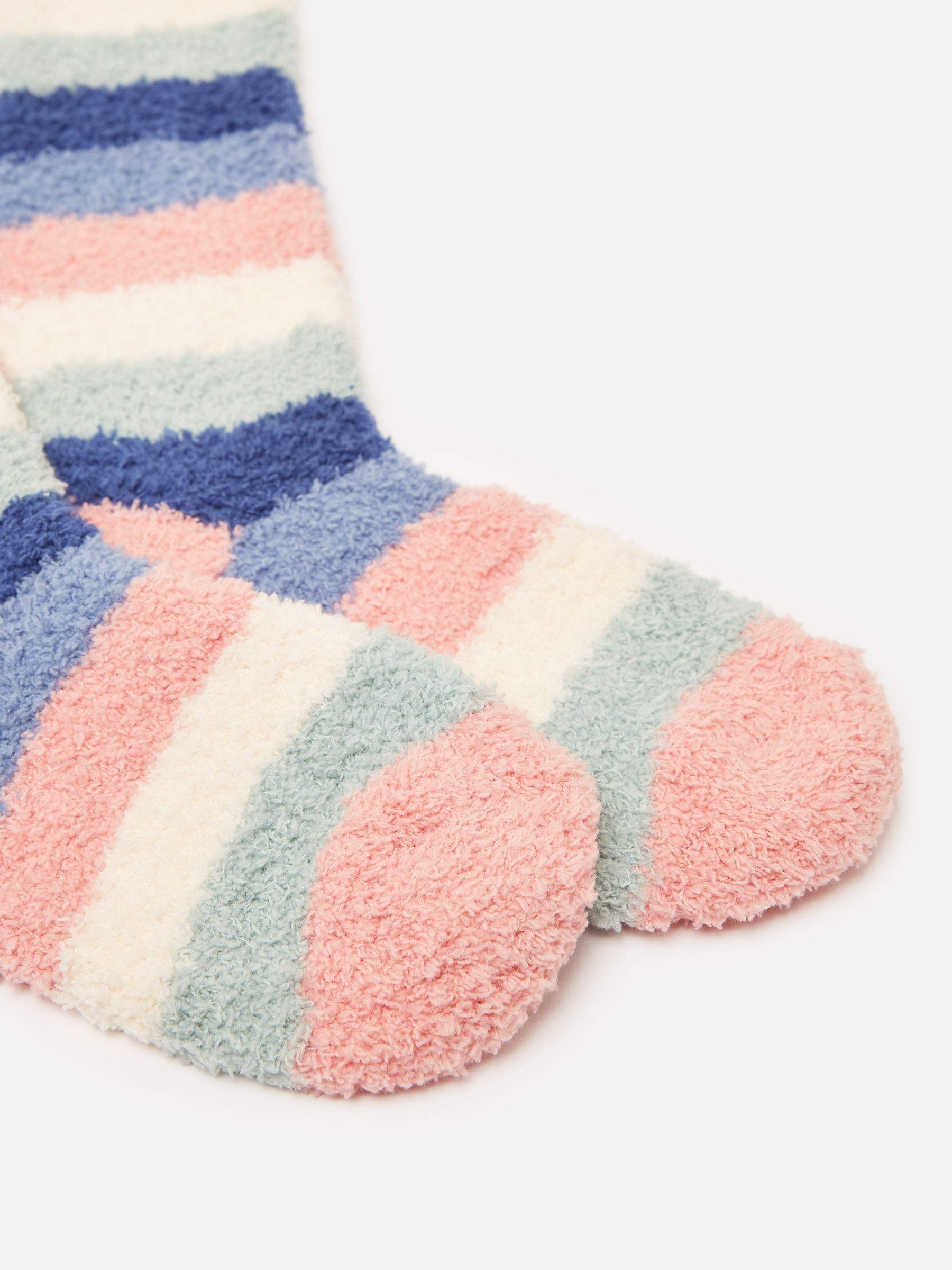 Kids Fluffy Striped Socks - Image 2 of 3