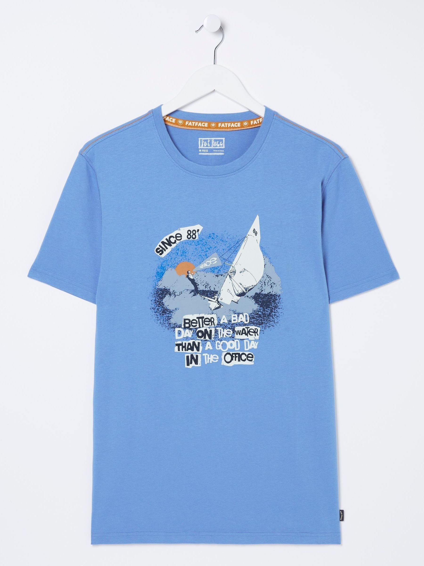Blue Better A Bad Day Sail T-Shirt - Image 4 of 5