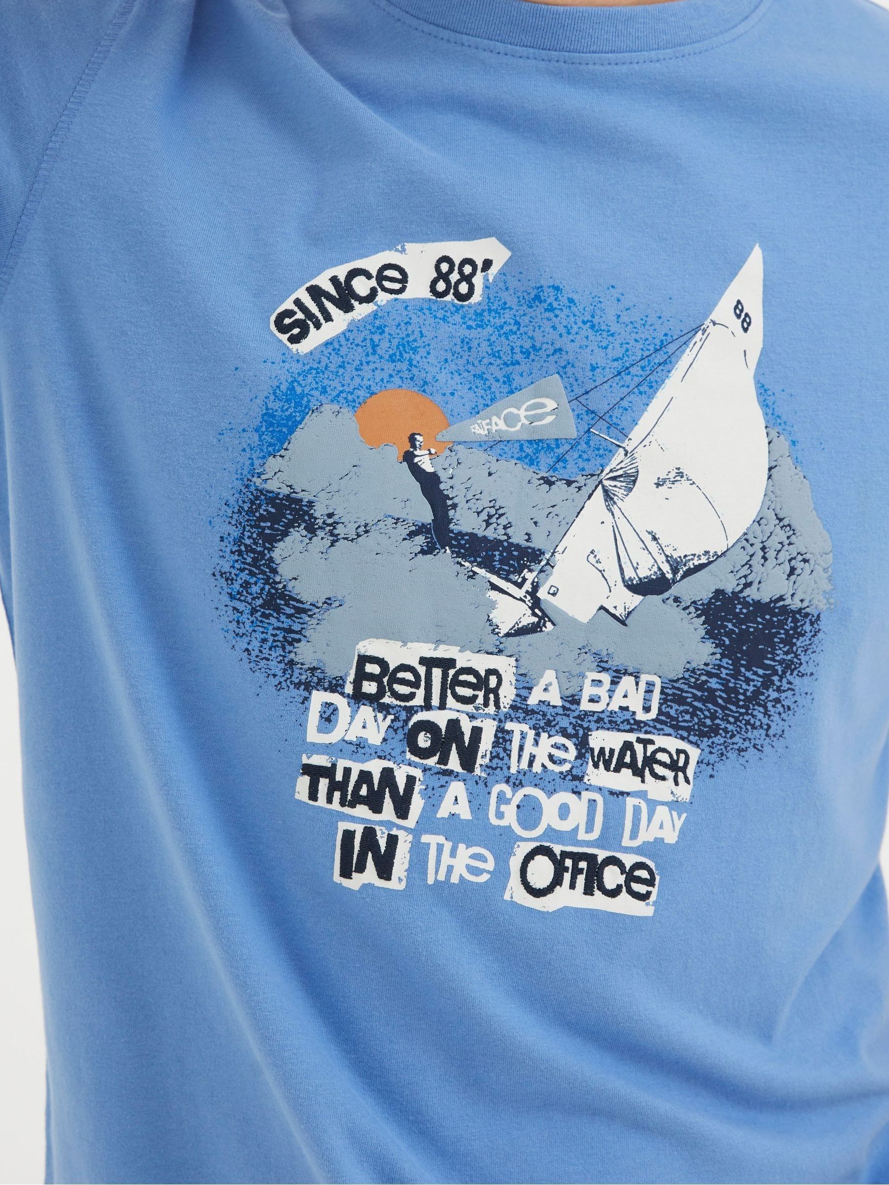 Blue Better A Bad Day Sail T-Shirt - Image 5 of 5 Blue Better A Bad Day Sail T-Shirt - Image 5 of 5