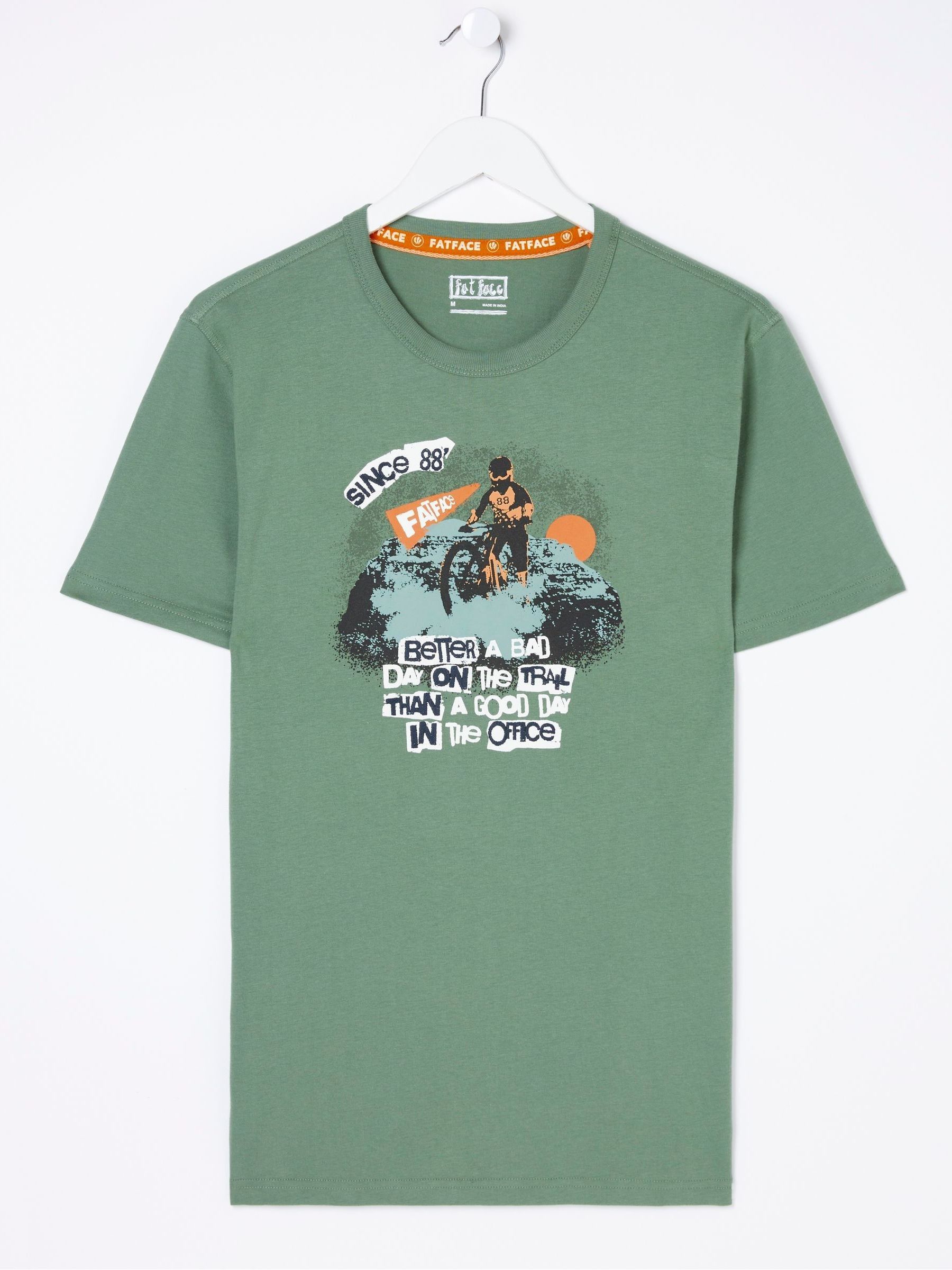 Green A Bad Day Trail T-Shirt - Image 5 of 5