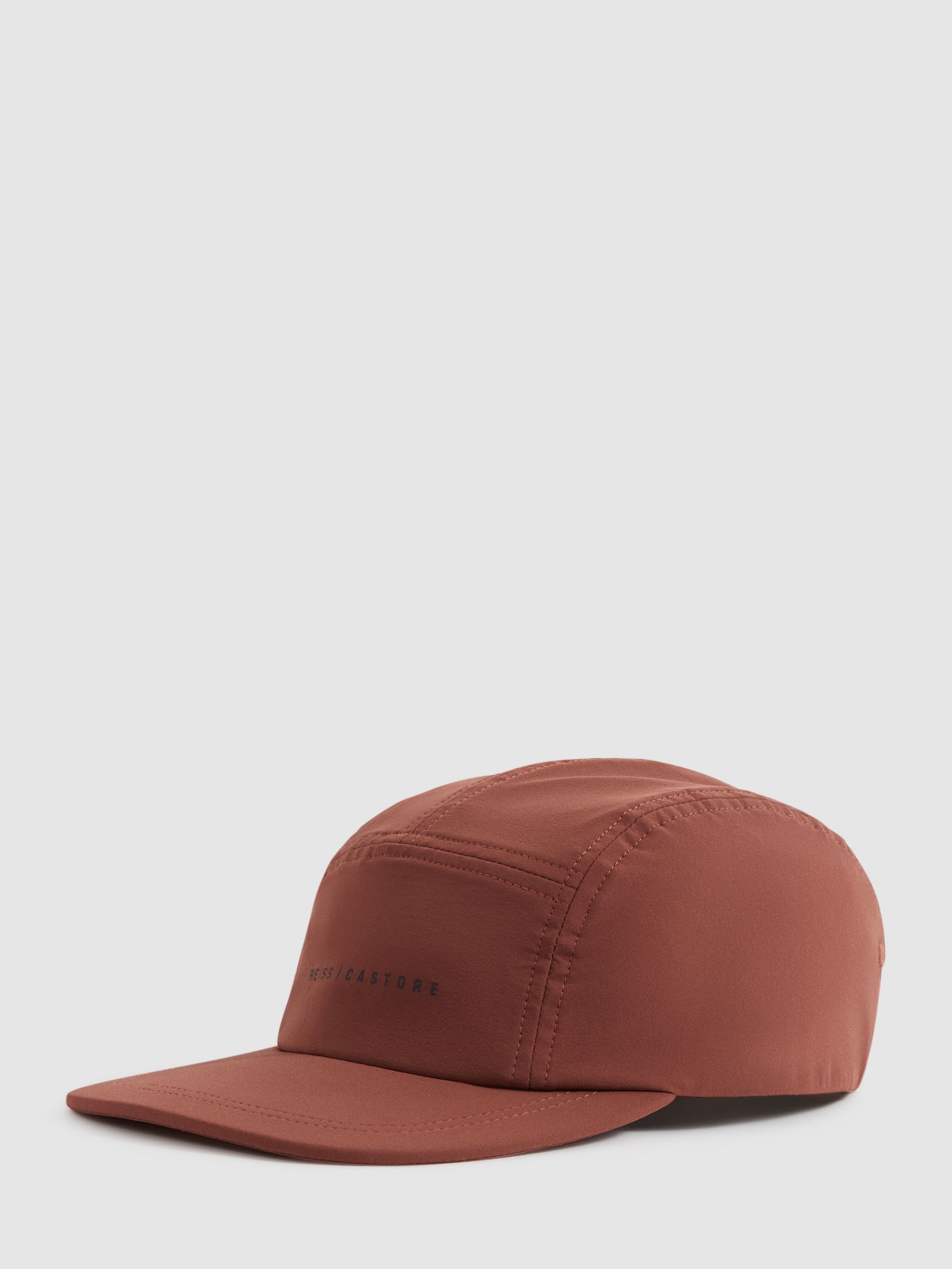 Castore Water Repellent Baseball Cap in Rust - Image 1 of 4