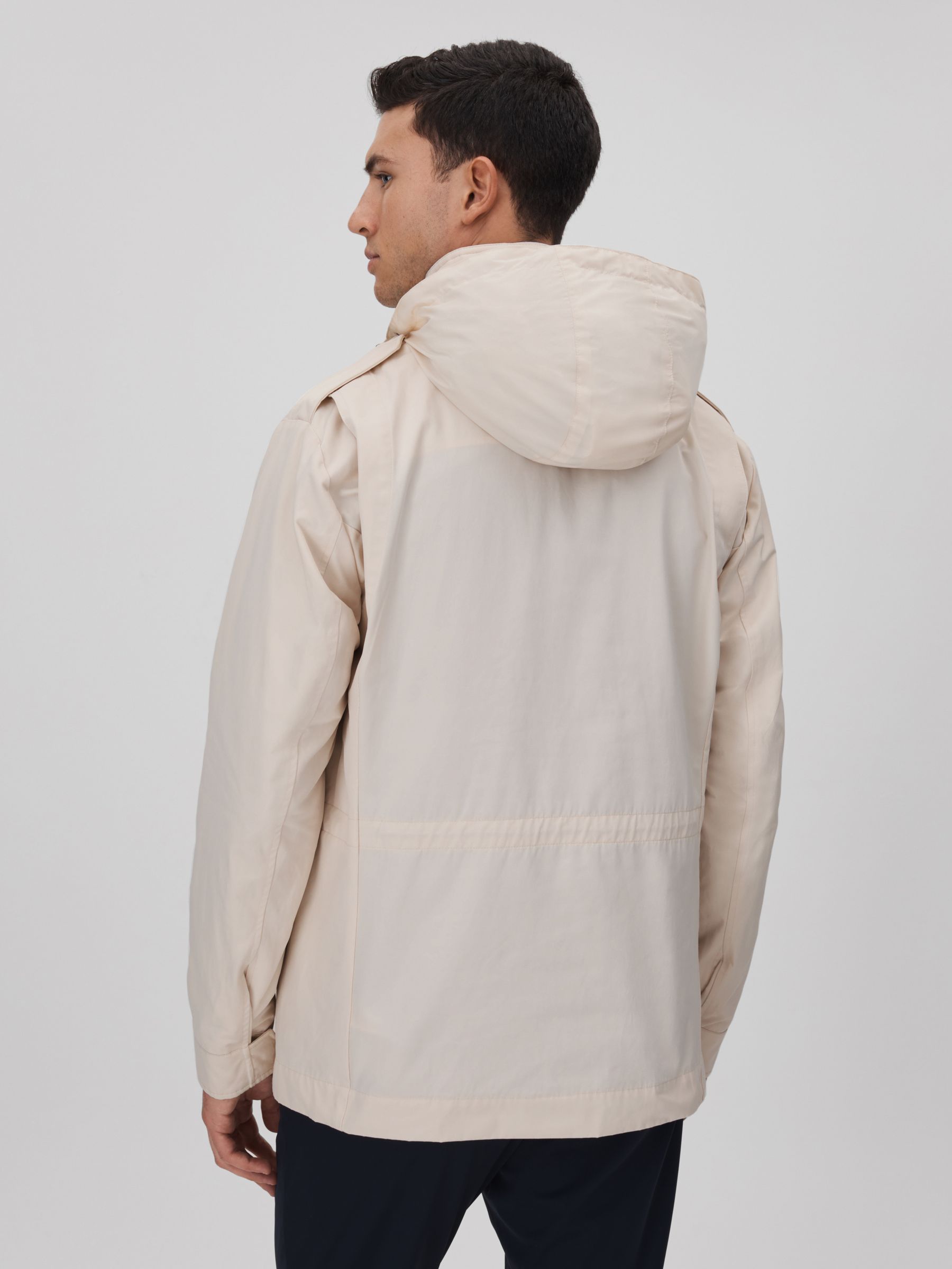 McLaren F1 Water Repellent Field Jacket in Stone - Image 5 of 7