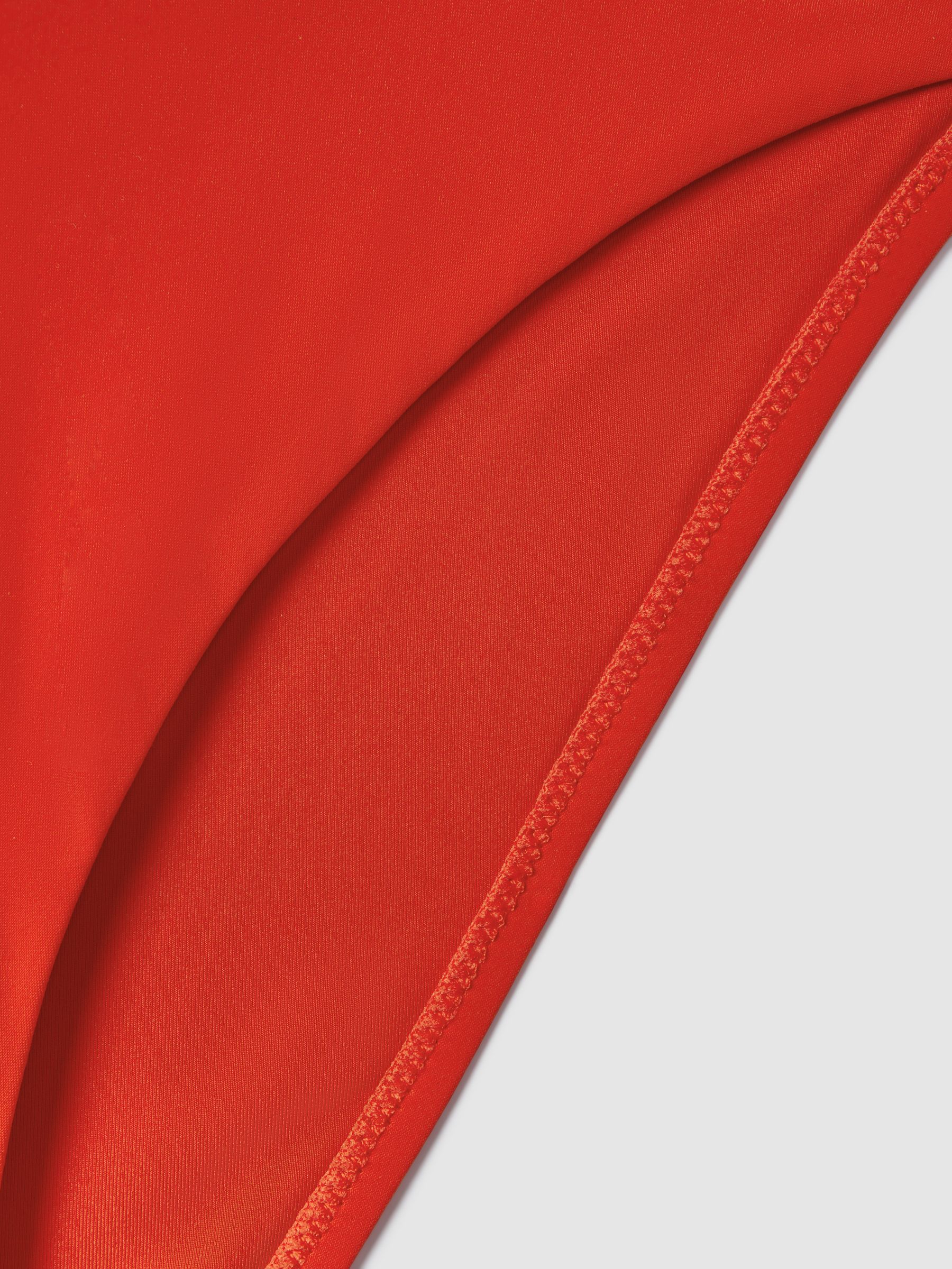 Fixed Side Bikini Bottoms in Red - Image 4 of 5