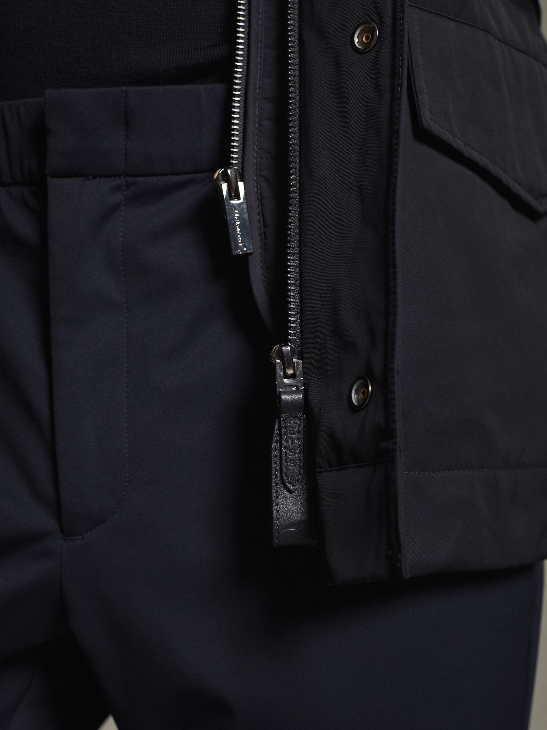 McLaren F1 Water Repellent Field Jacket in Navy - Image 5 of 7