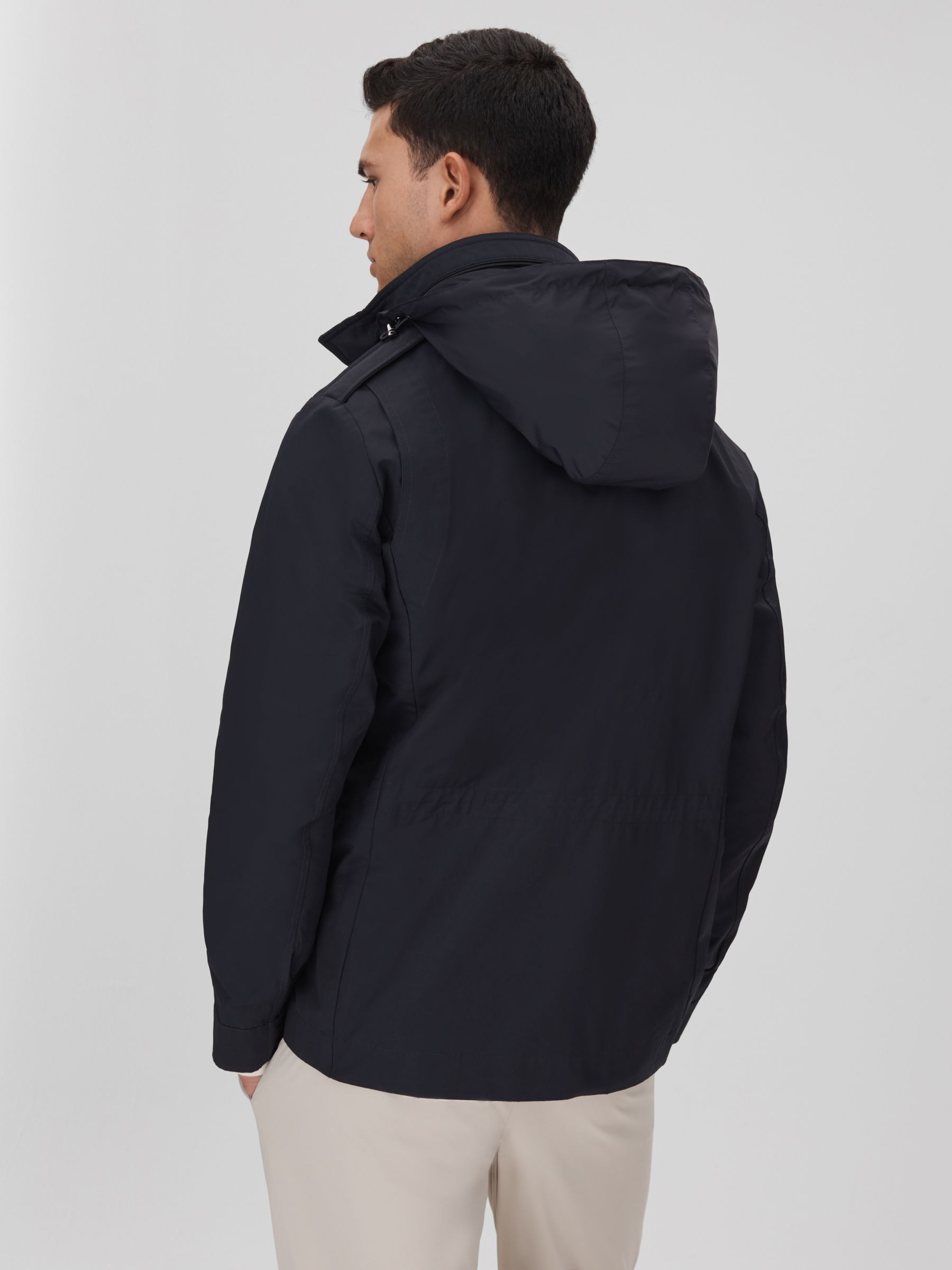 McLaren F1 Water Repellent Field Jacket in Navy - Image 6 of 7