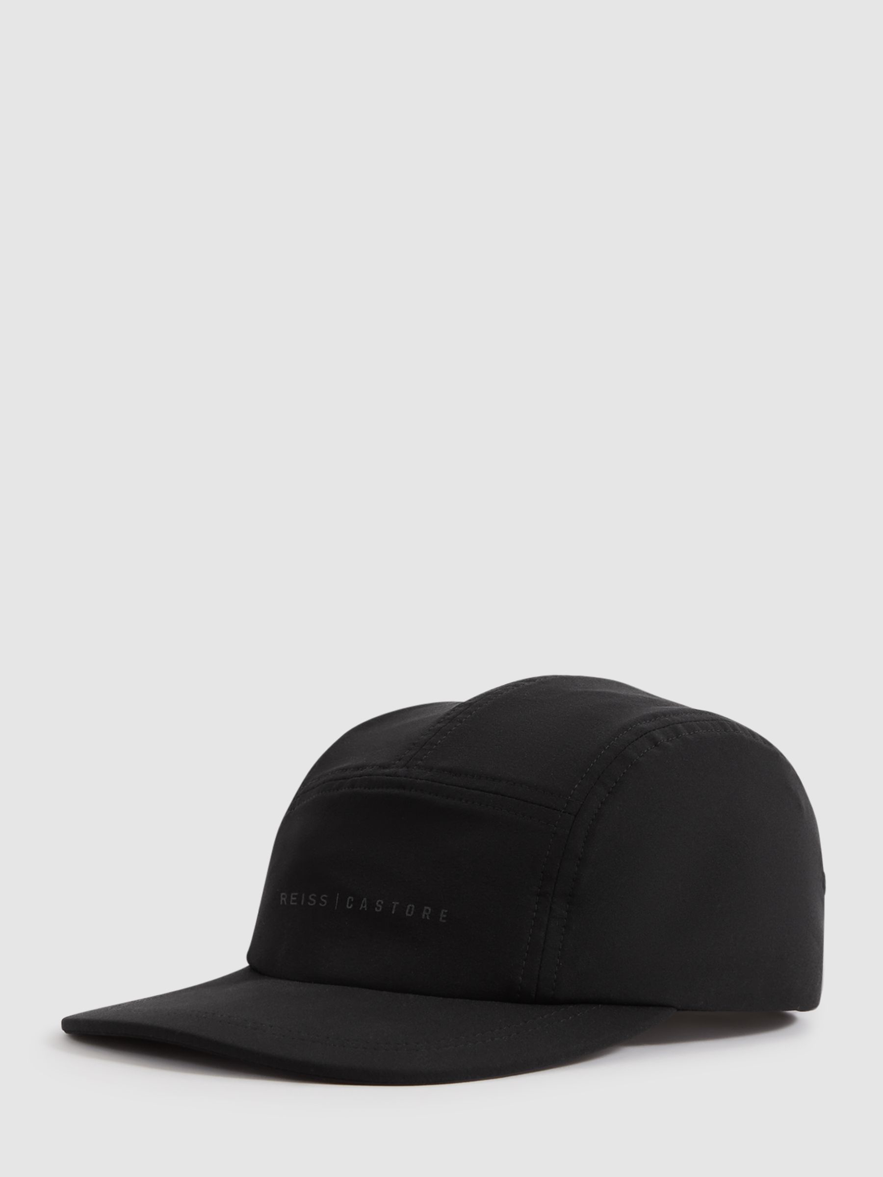 Castore Water Repellent Baseball Cap in Onyx Black - Image 1 of 4