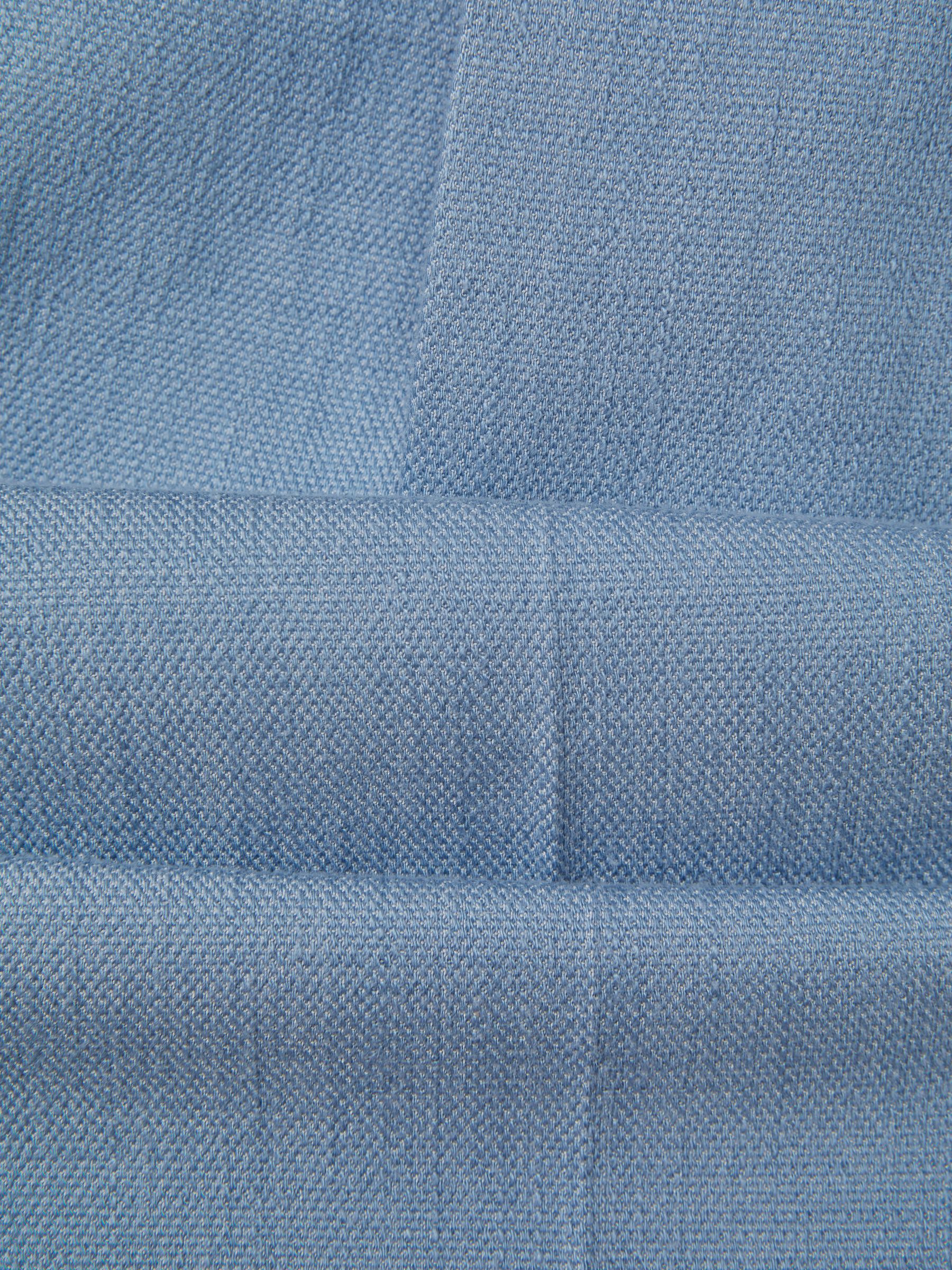 Wide Leg Suit Trousers with TENCEL™ Fibers in Blue - Image 5 of 5