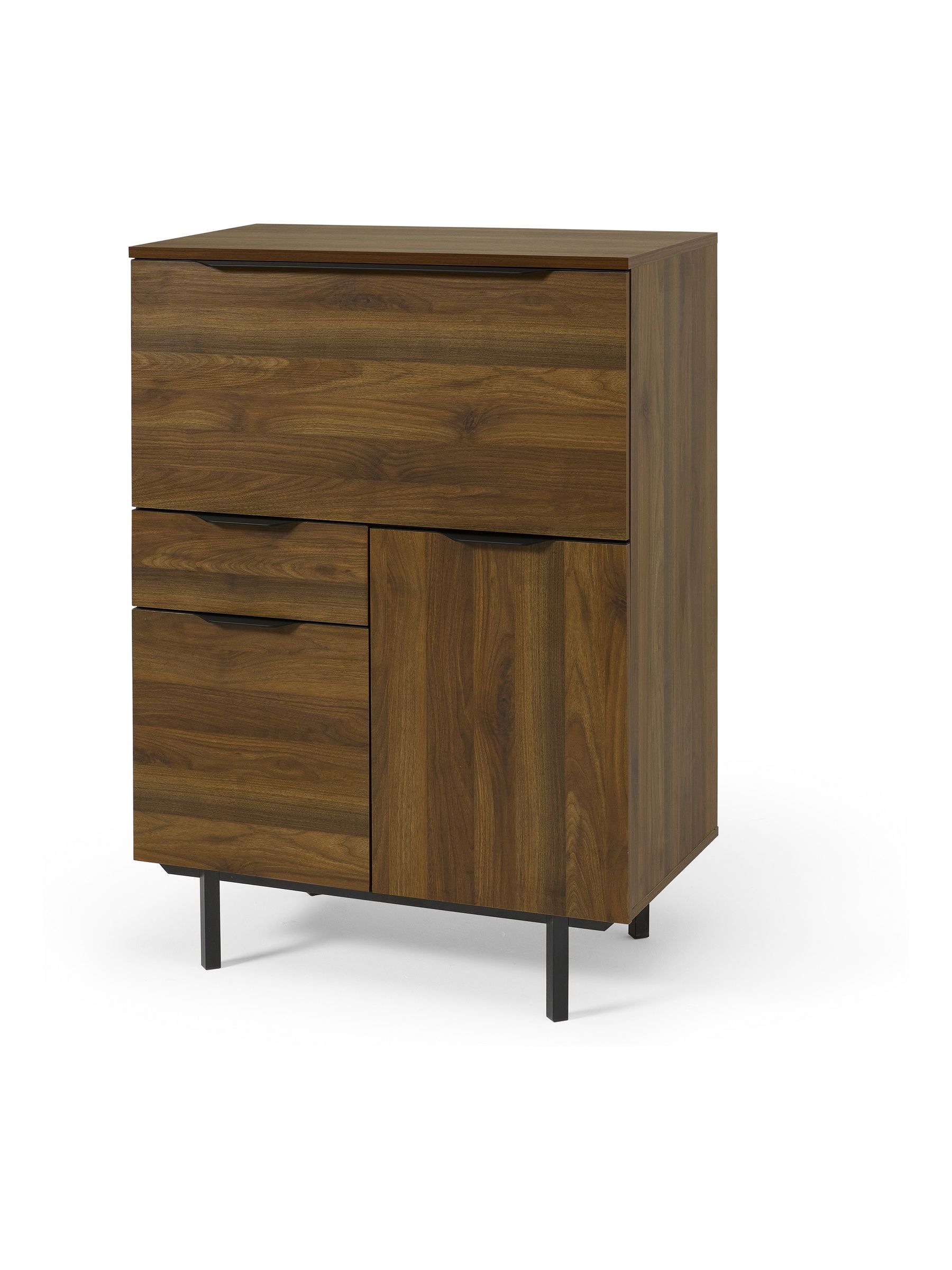 Damien Bureau Desk in Walnut Effect - Image 3 of 4