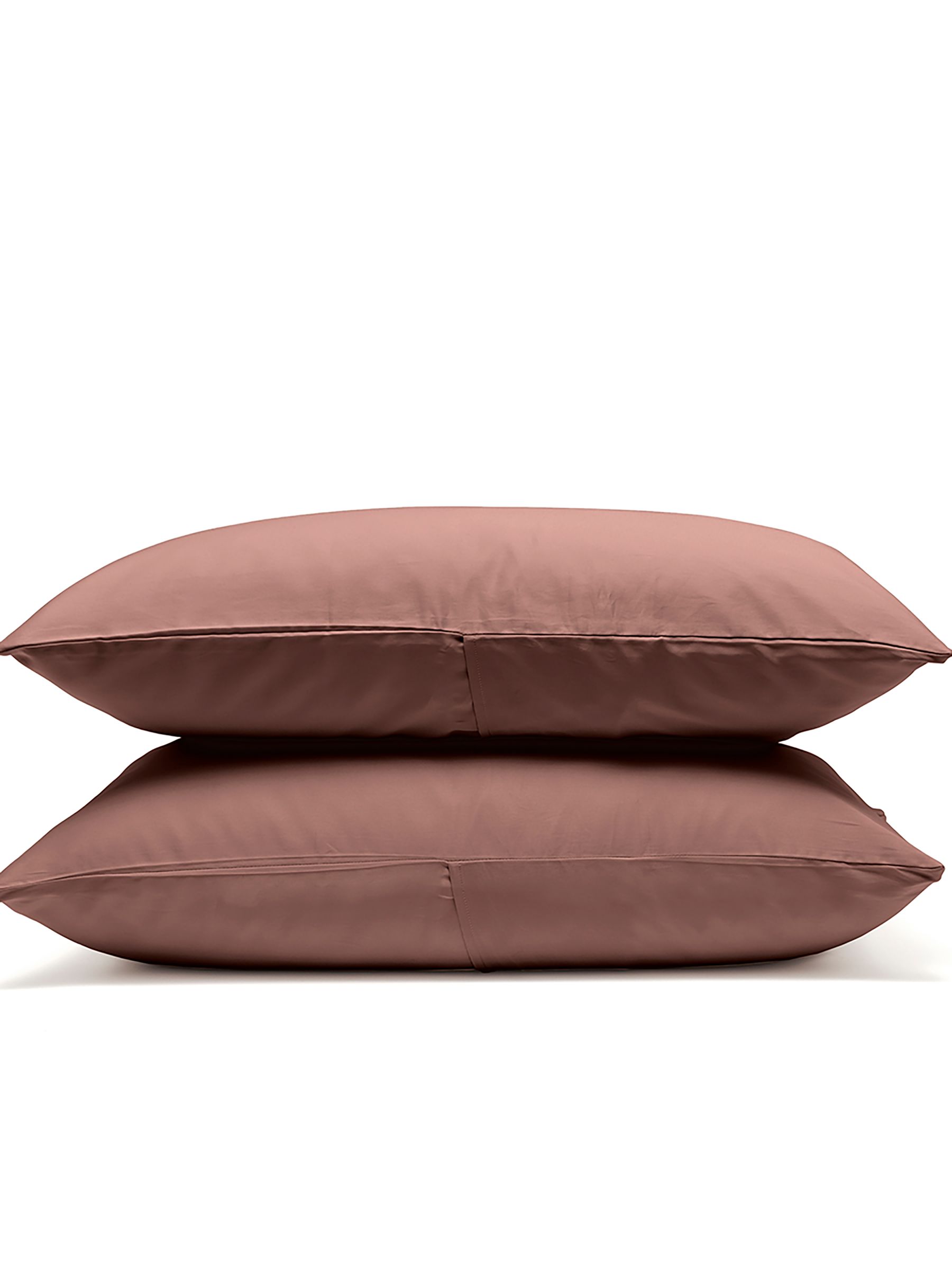 Bedfolk Set of 2 Orange Luxe Cotton Pillowcases - Image 4 of 5