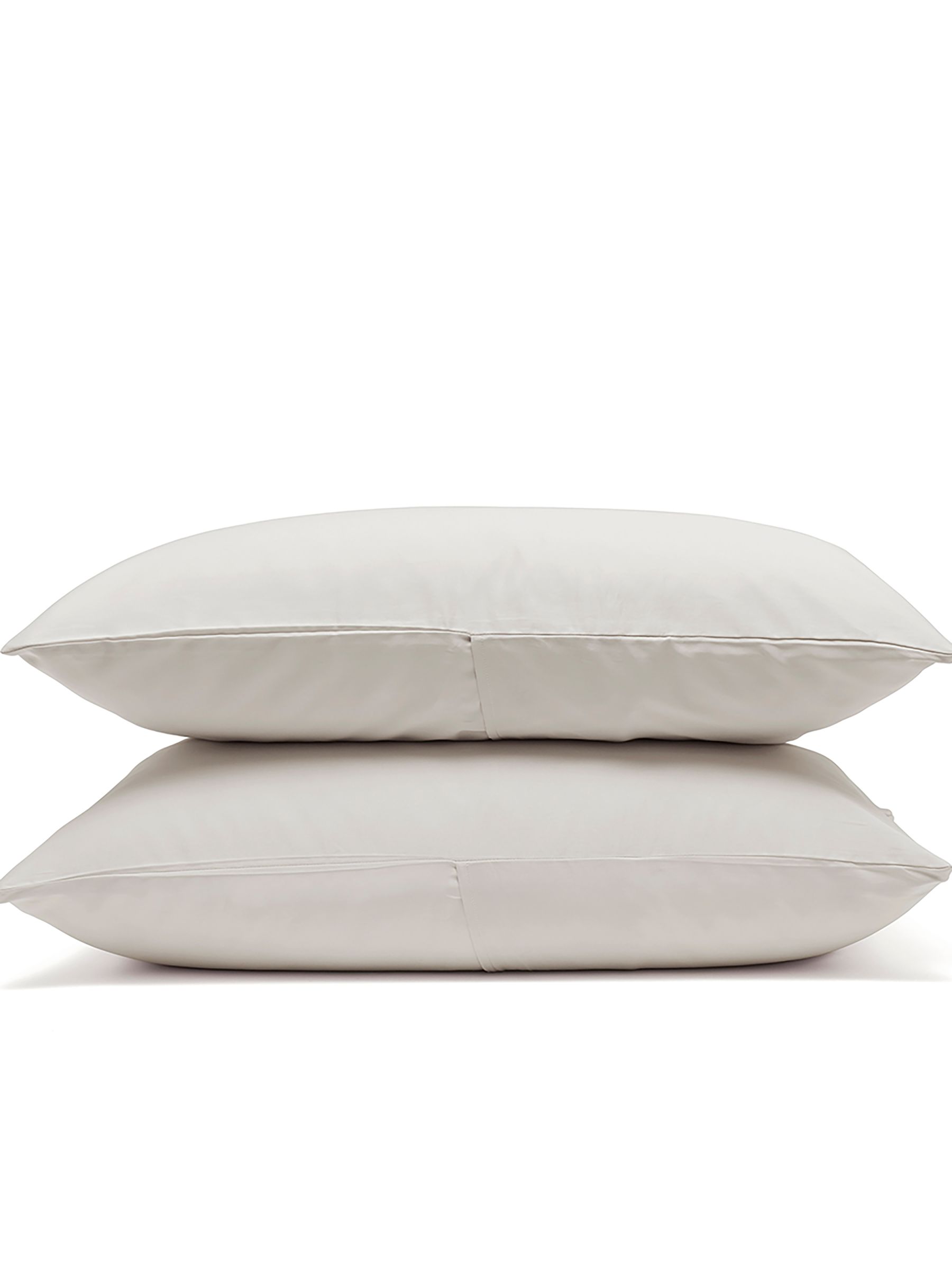 Bedfolk Set of 2 Natural Luxe Cotton Pillowcases - Image 3 of 4