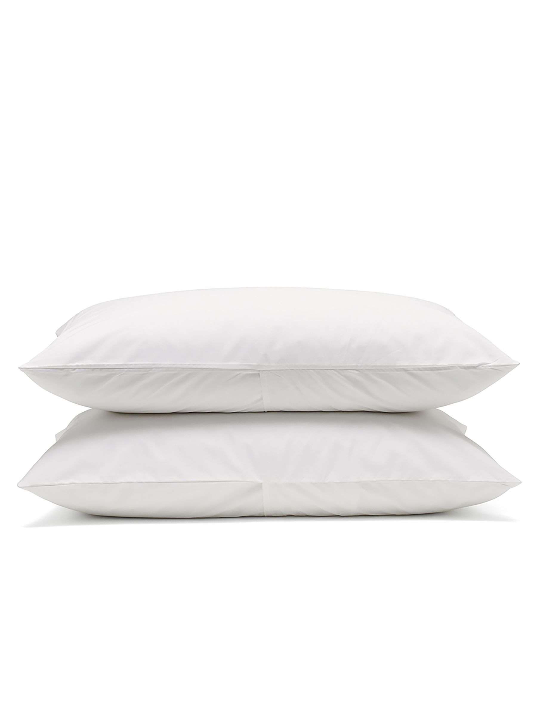 Bedfolk Set of 2 White Classic Cotton Pillowcases - Image 4 of 5