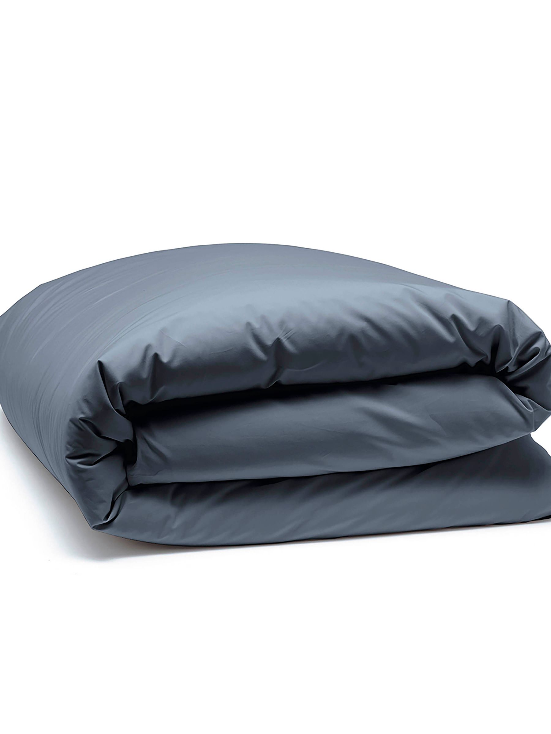 Bedfolk Blue Classic Cotton Duvet Cover - Image 6 of 6