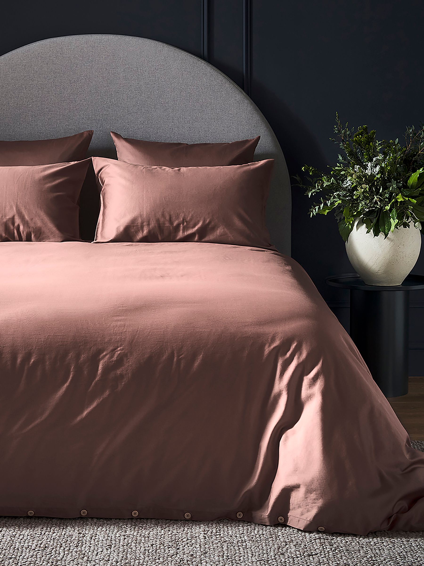 Bedfolk Orange Luxe Cotton Duvet Cover - Image 1 of 4