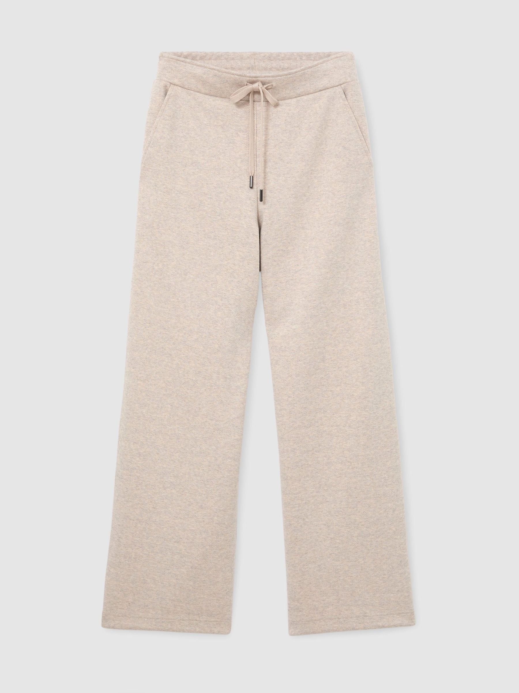 Pantalon de survêtement ample à chevrons avec cordon de serrage, neutre - Image 2 de 6