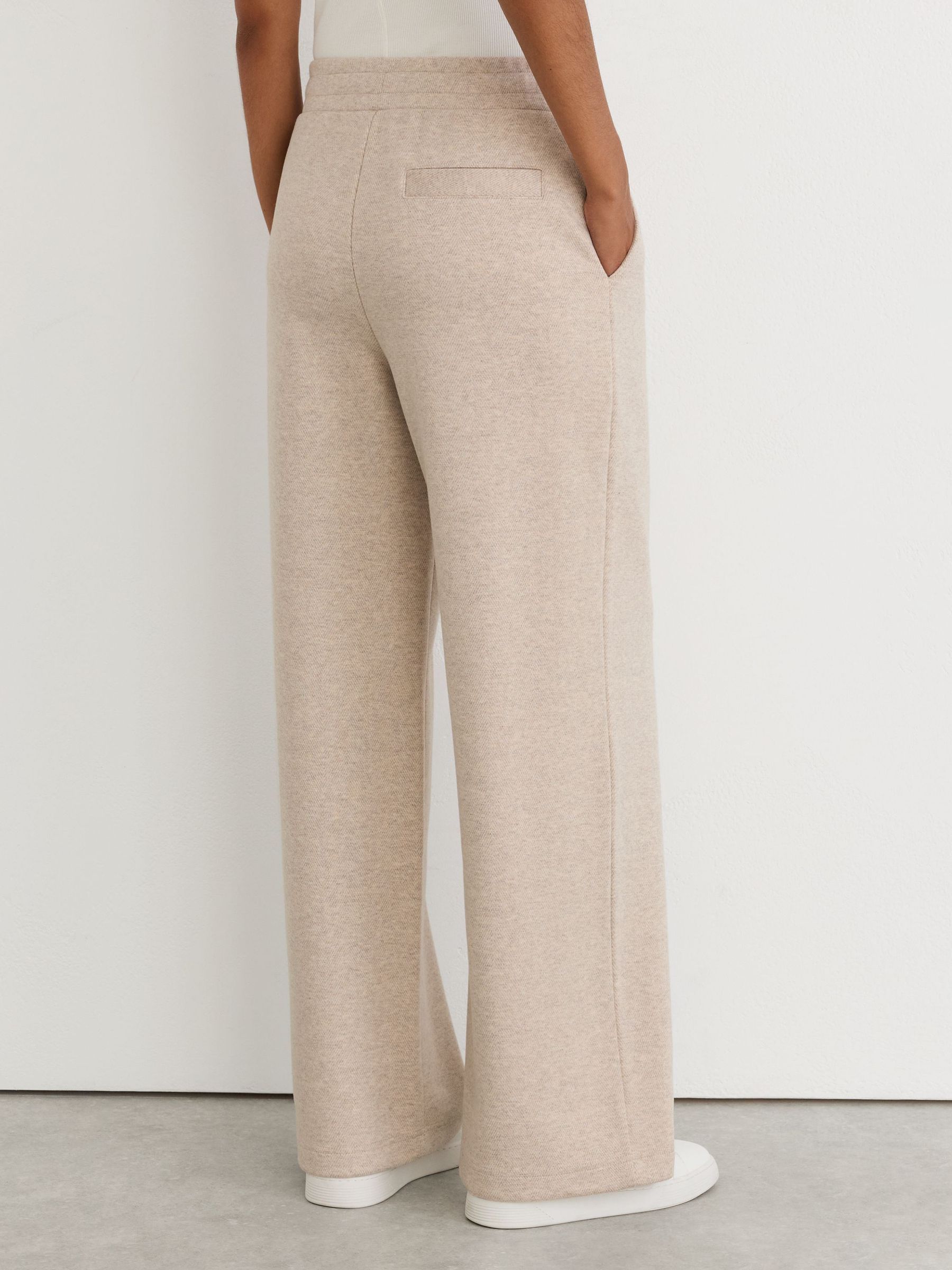 Pantalon de survêtement ample à chevrons avec cordon de serrage, neutre - Image 5 de 6