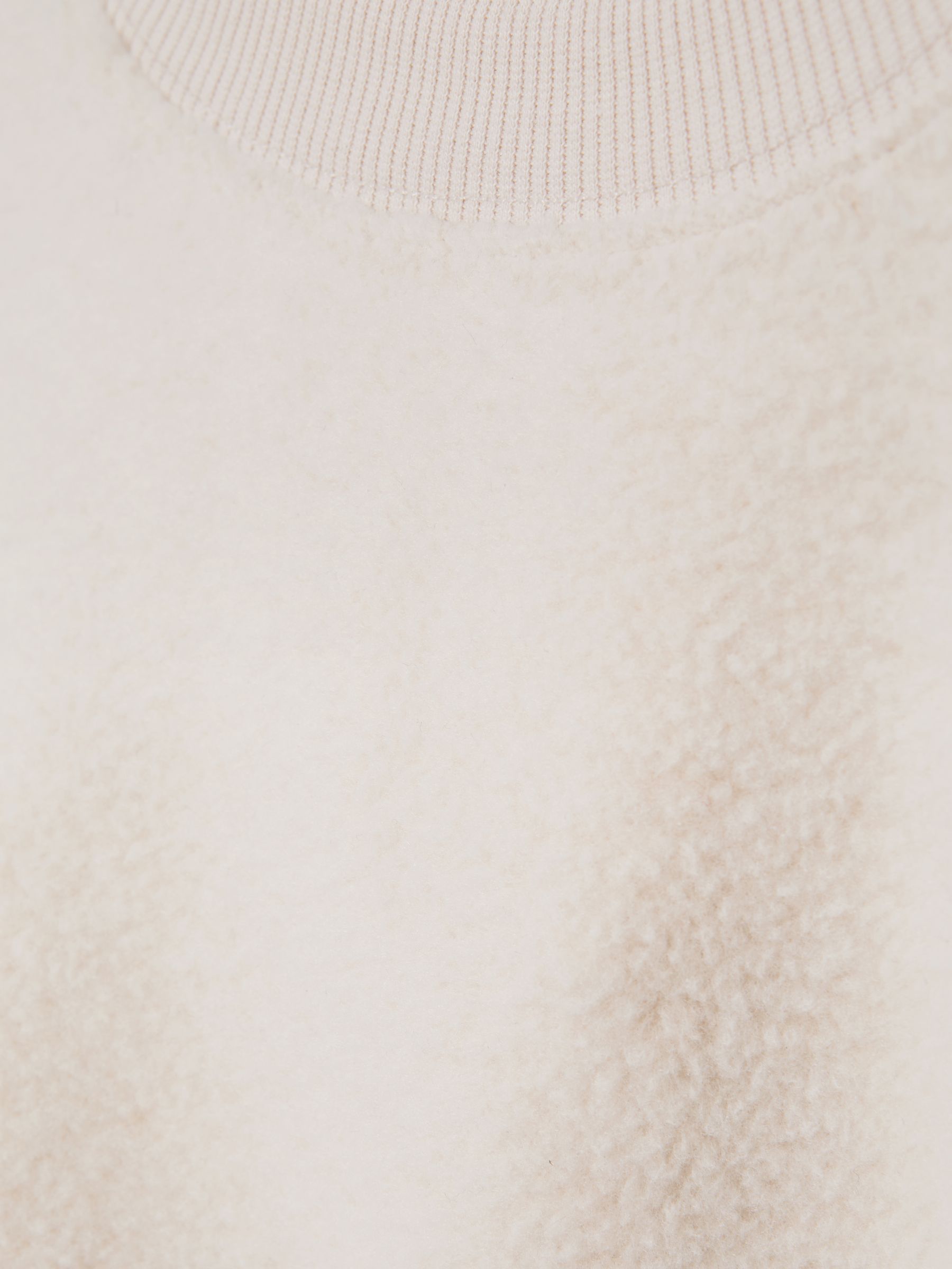 Good American Tusk White Good American Sherpa Crew Neck Jumper - Image 6 of 6