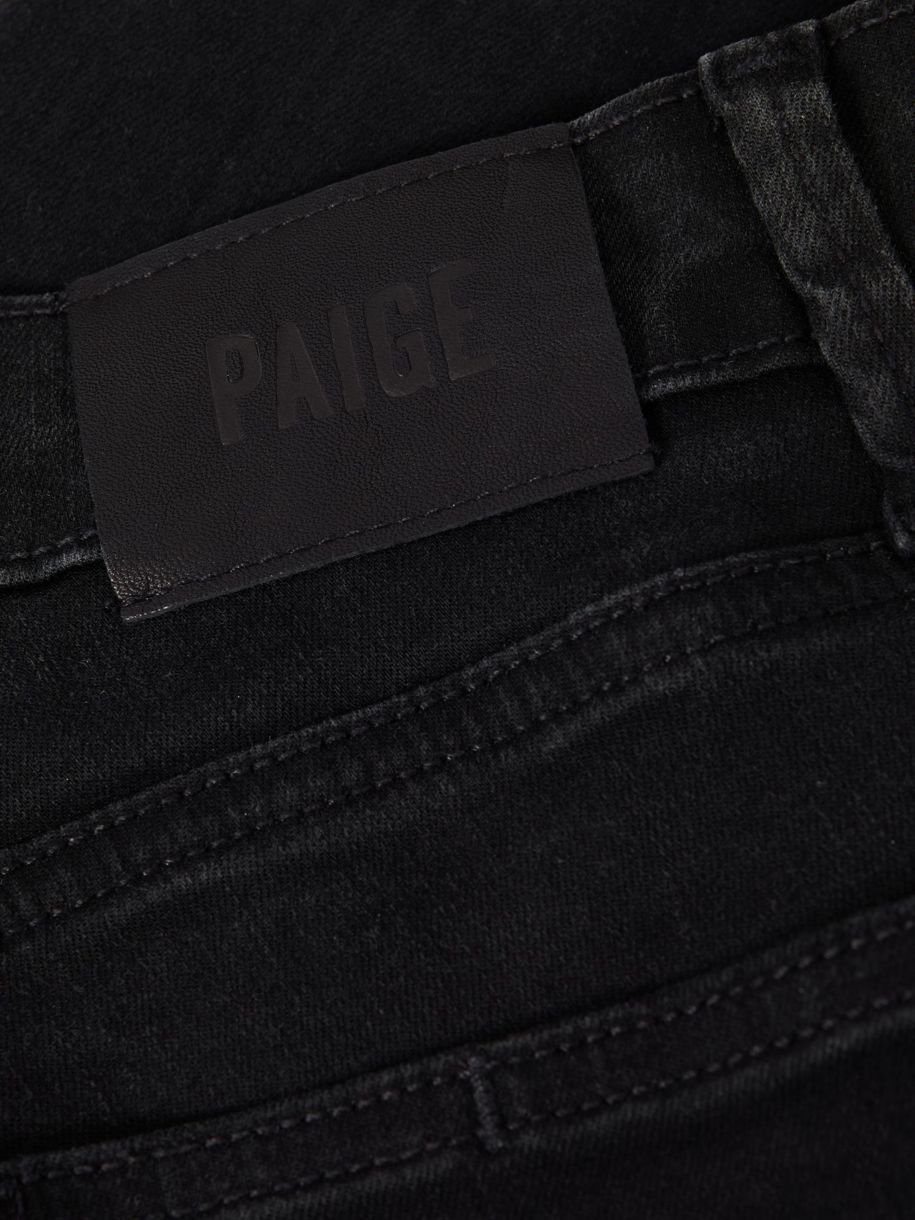 Paige Slim Fit Split Hem Jeans in Slater - Image 6 of 6