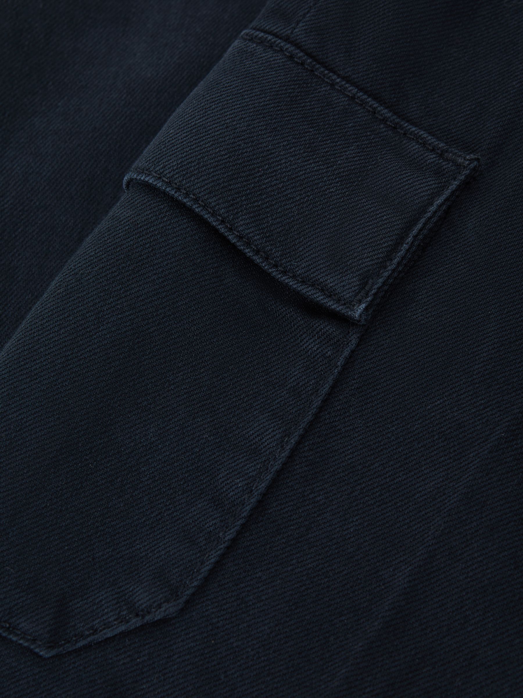 Paige Flared Cargo Trousers in Navy Skyline - Image 5 of 5