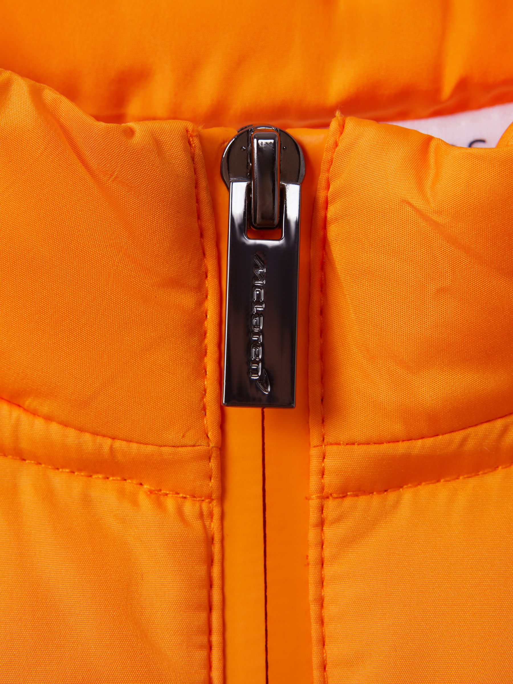 9-13 yrs McLaren F1 Hybrid Quilt and Knit Gilet in Papaya - Image 10 of 12