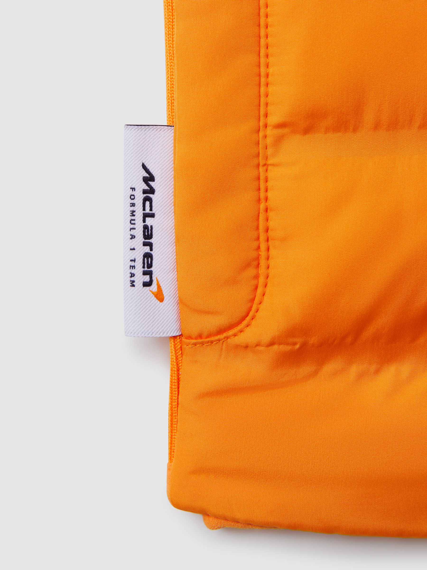 9-13 yrs McLaren F1 Hybrid Quilt and Knit Gilet in Papaya - Image 11 of 12