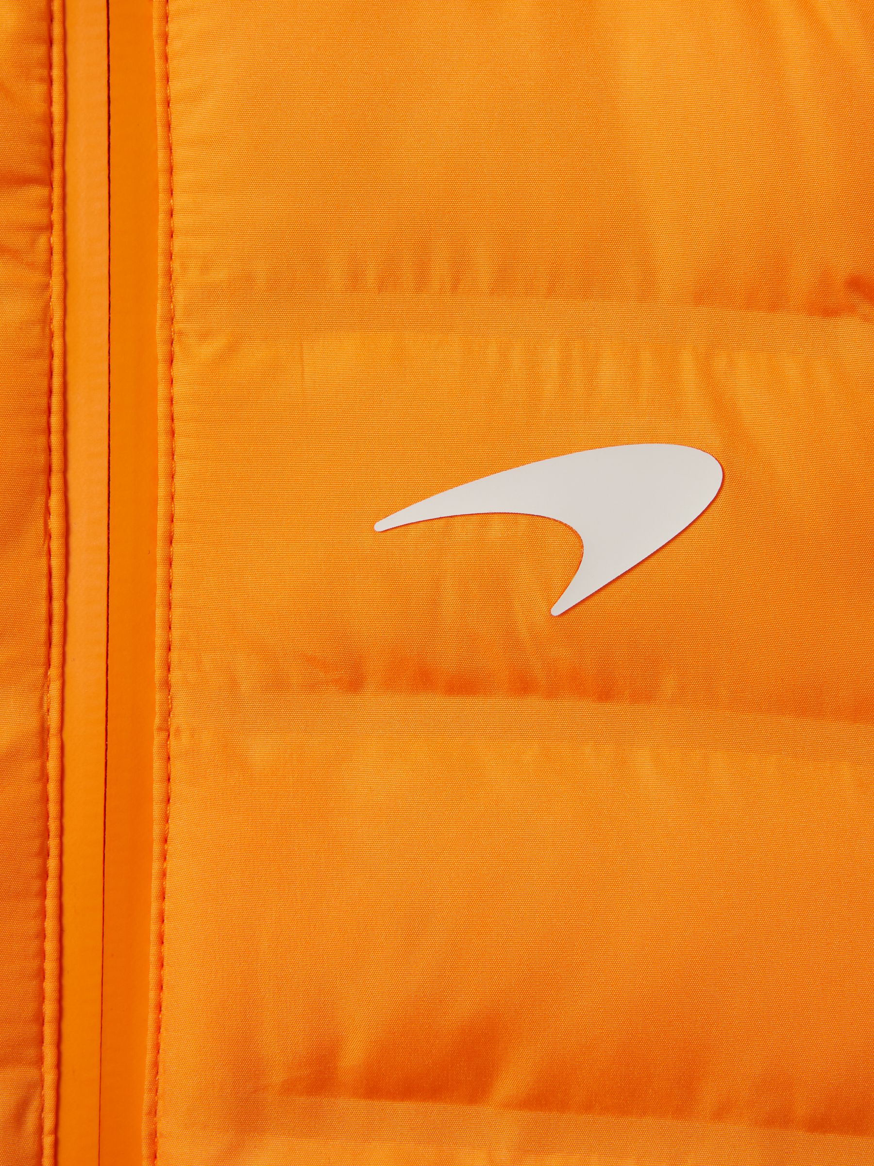9-13 yrs McLaren F1 Hybrid Quilt and Knit Gilet in Papaya - Image 12 of 12
