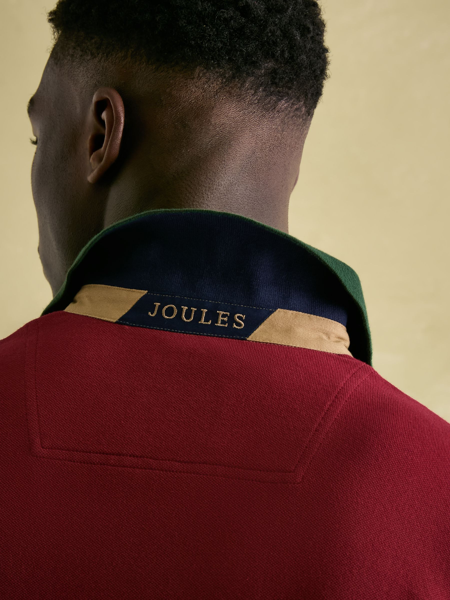 Official Burghley Green Colourblock Polo Shirt - Image 7 of 9