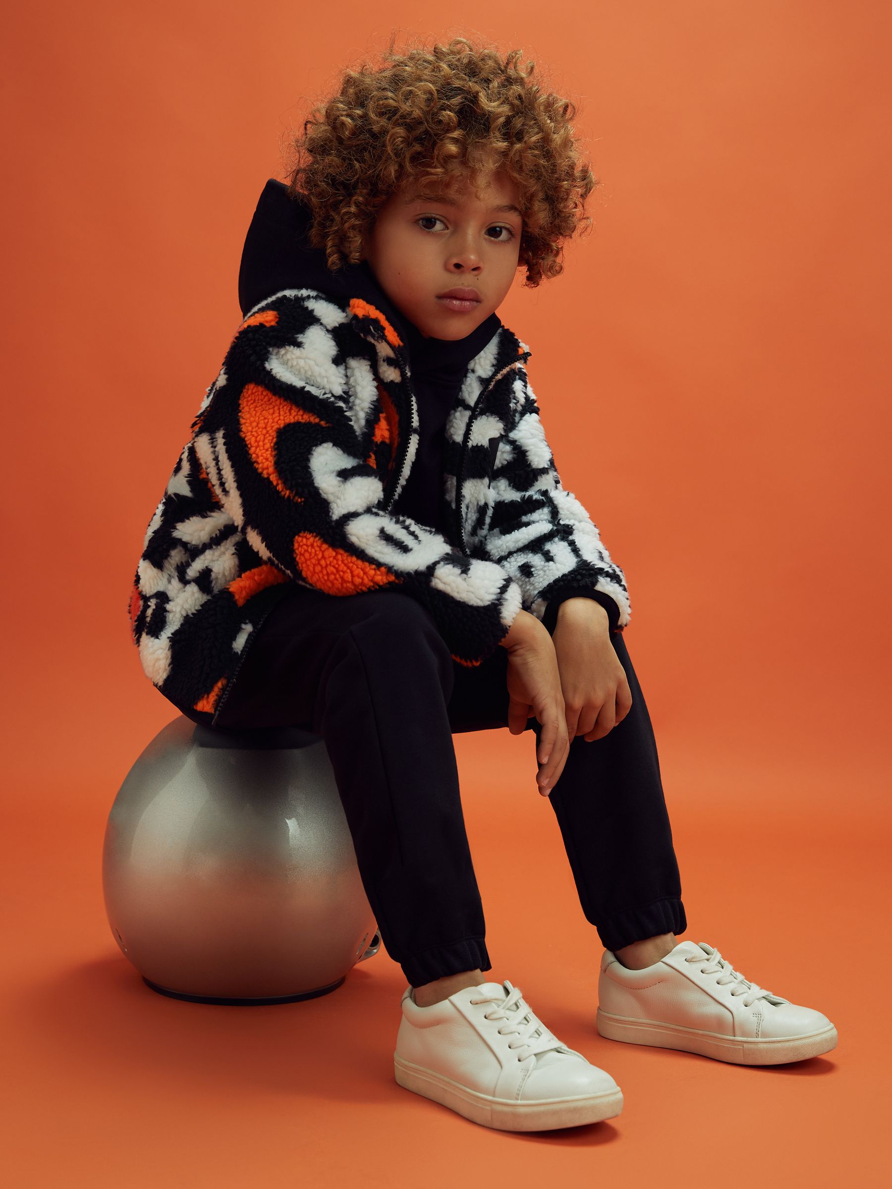 3-9 yrs McLaren F1 Zip-Through Fleece Jacket in Black - Image 1 of 8