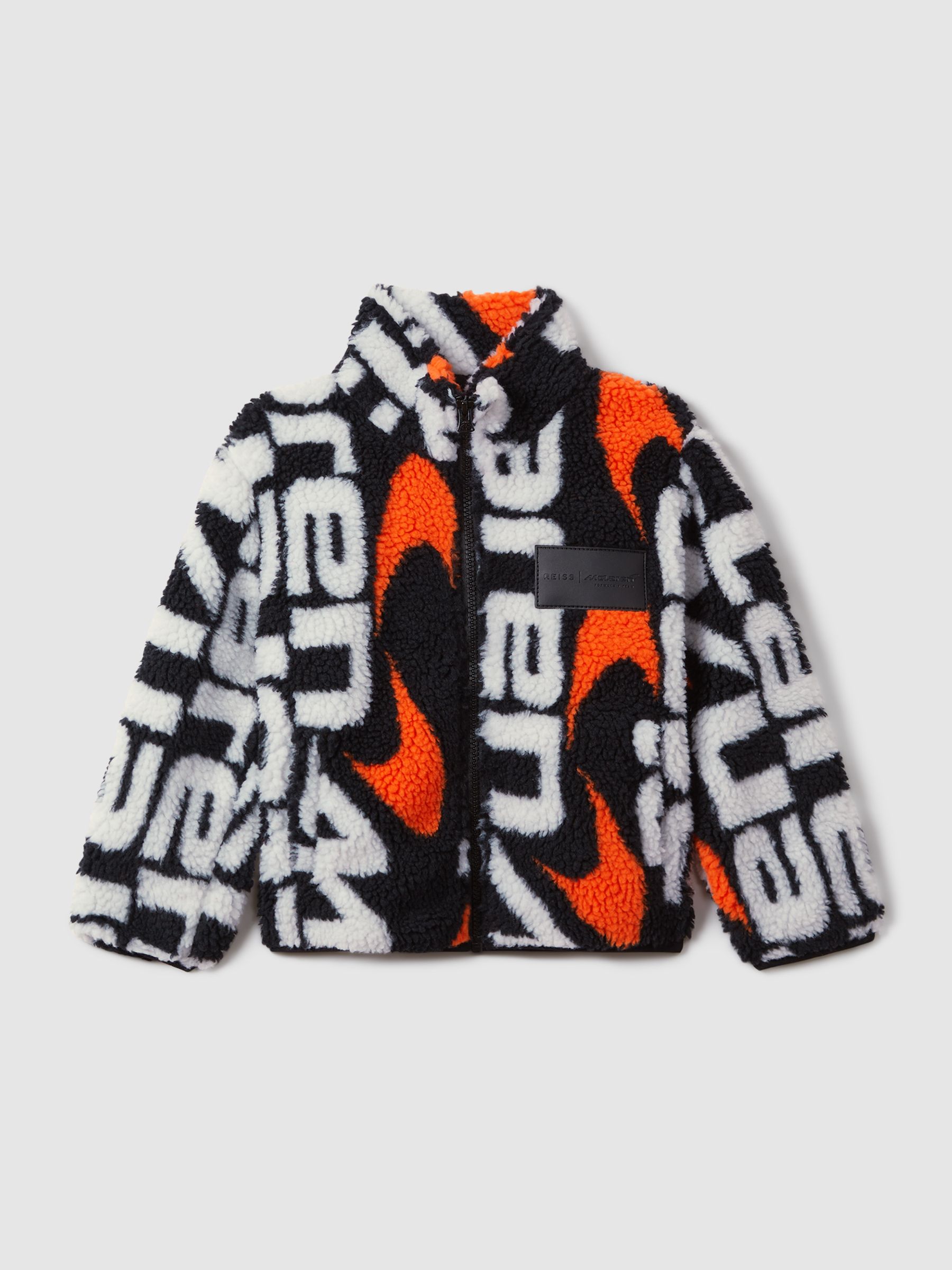 3-9 yrs McLaren F1 Zip-Through Fleece Jacket in Black - Image 2 of 8