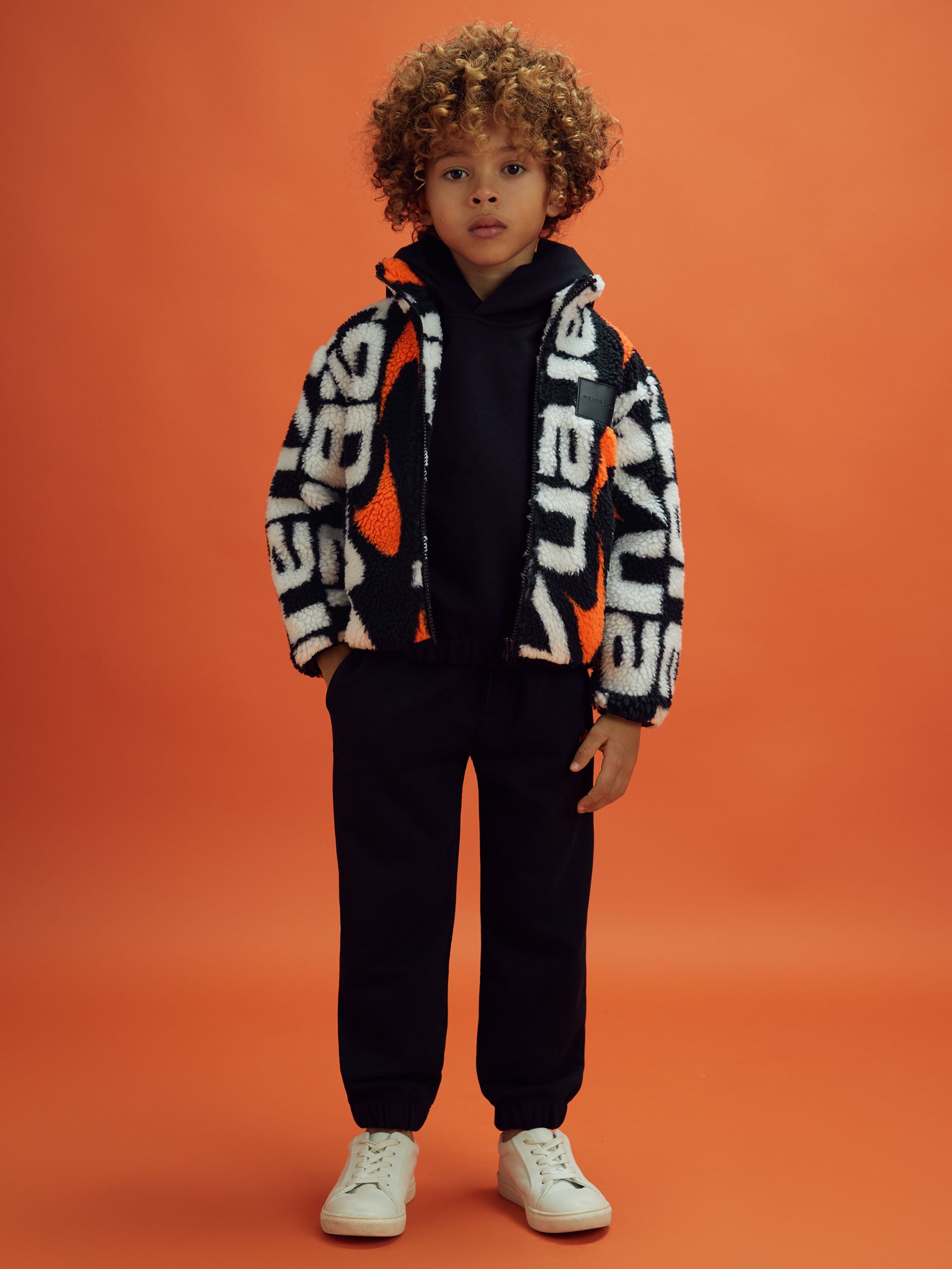 9-13 yrs McLaren F1 Zip-Through Fleece Jacket in Black - Image 4 of 8