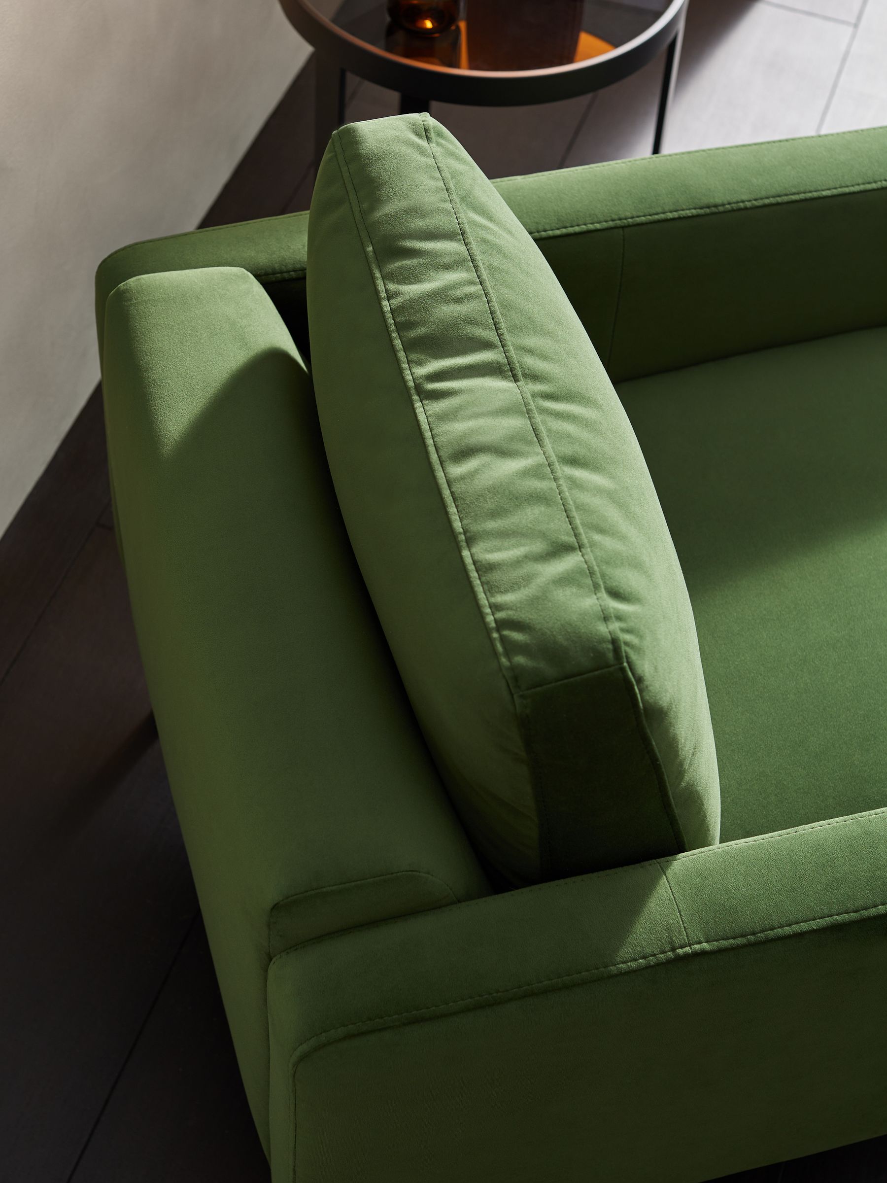 Jarrod Accent Chair in Matt Velvet Grass Green - Image 2 of 5