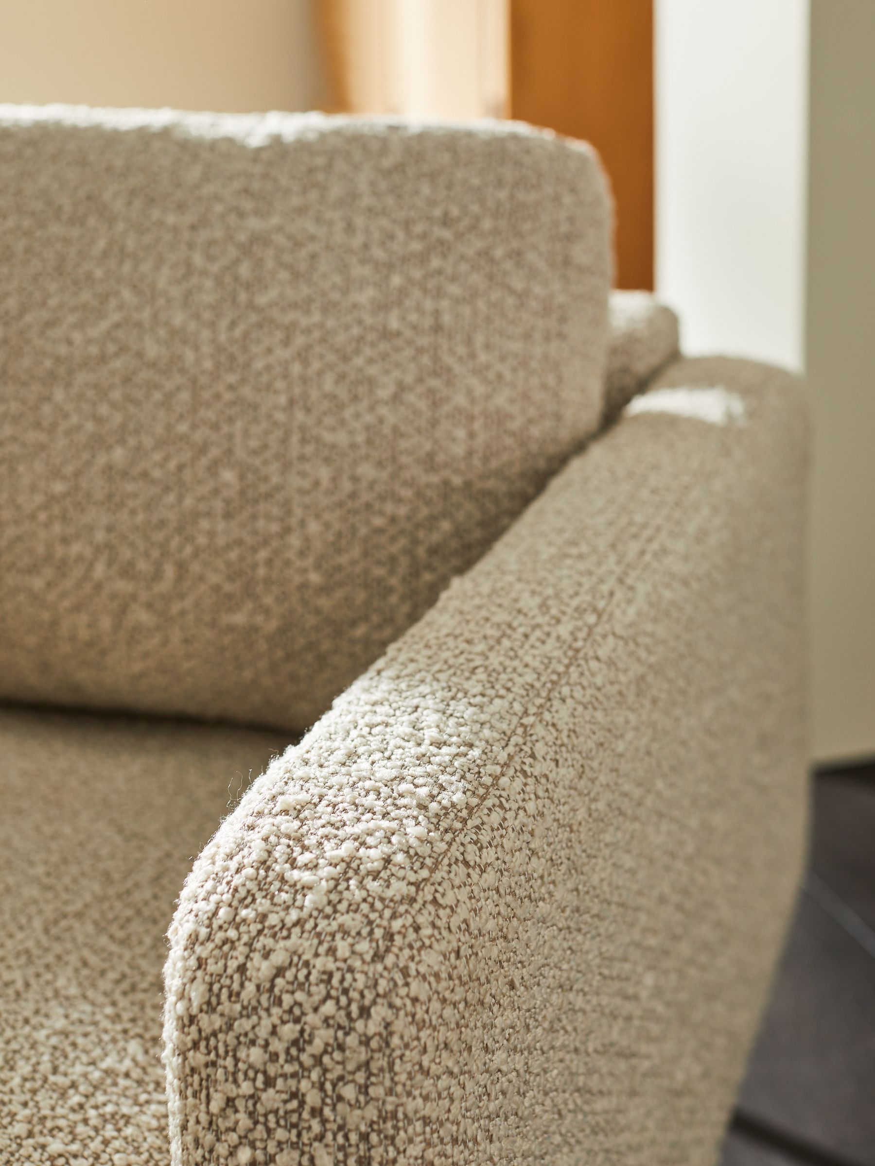 Jarrod Accent Chair in Soft Boucle Paper White - Image 4 of 5