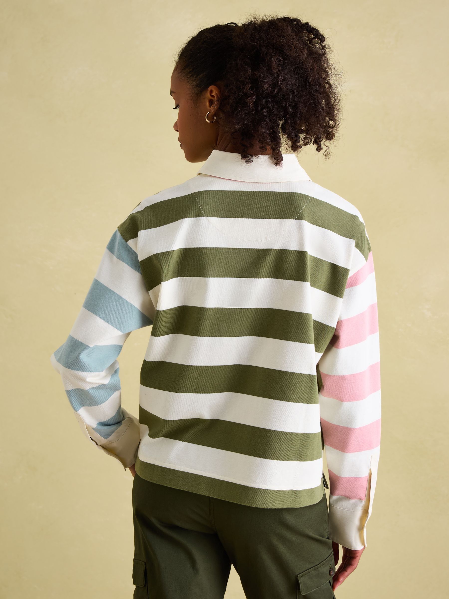 Lara Multi Boxy Fit Rugby Shirt - Image 2 of 6