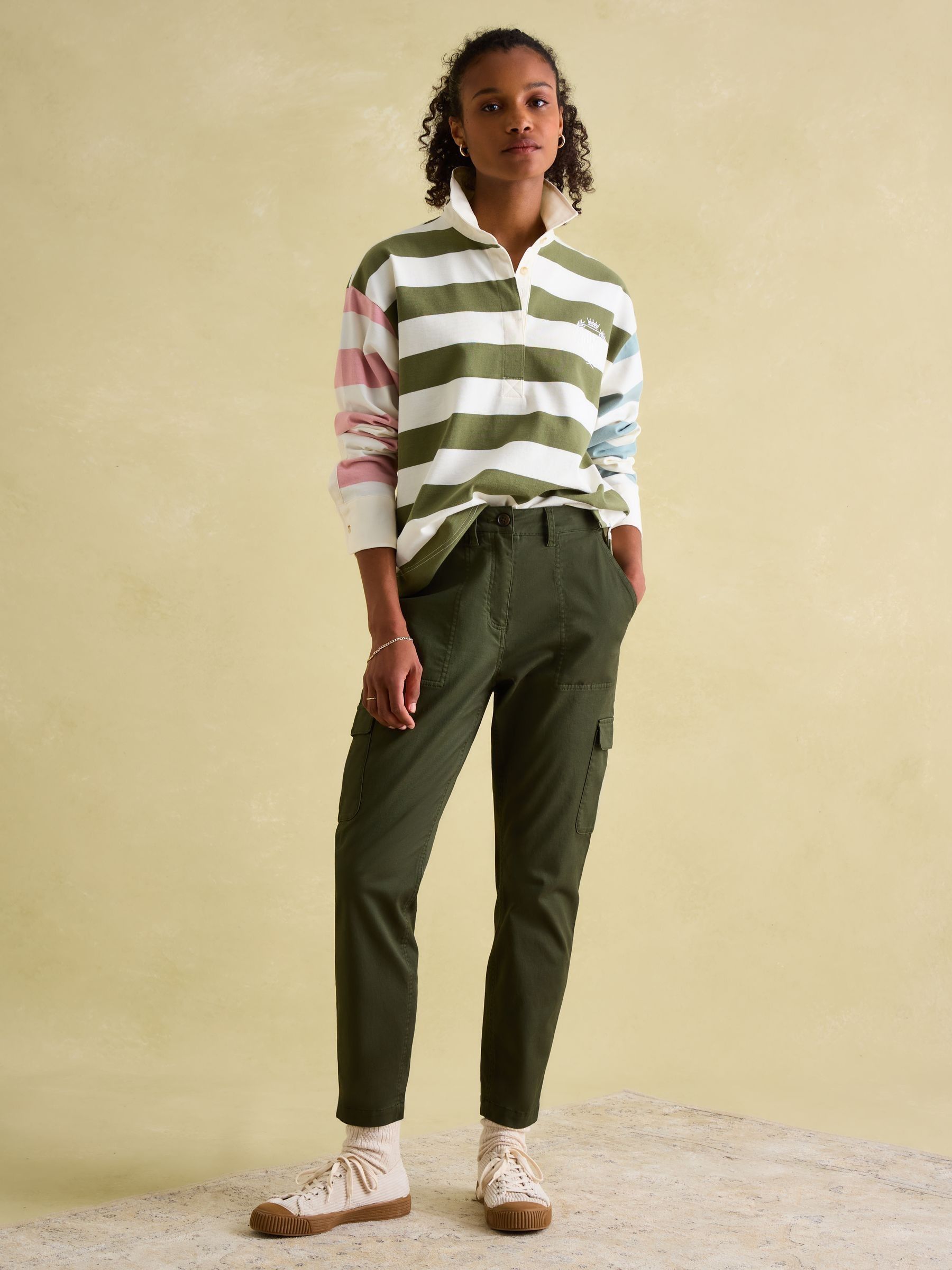 Lara Multi Boxy Fit Rugby Shirt - Image 3 of 6