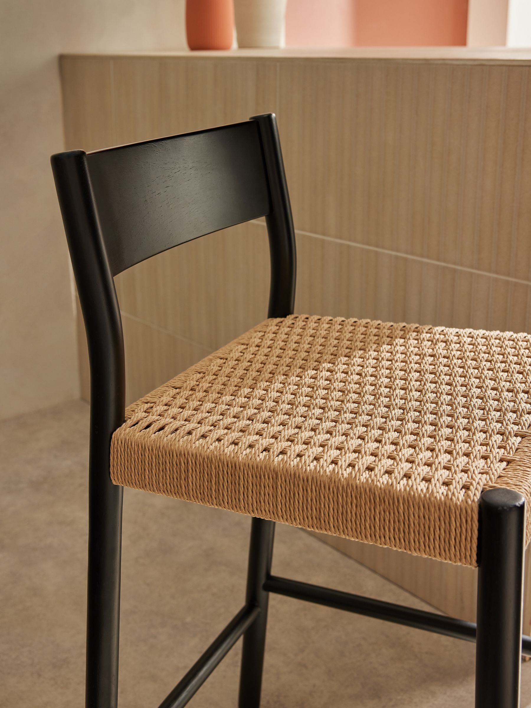 Rhye Bar Stool in Black - Image 2 of 3