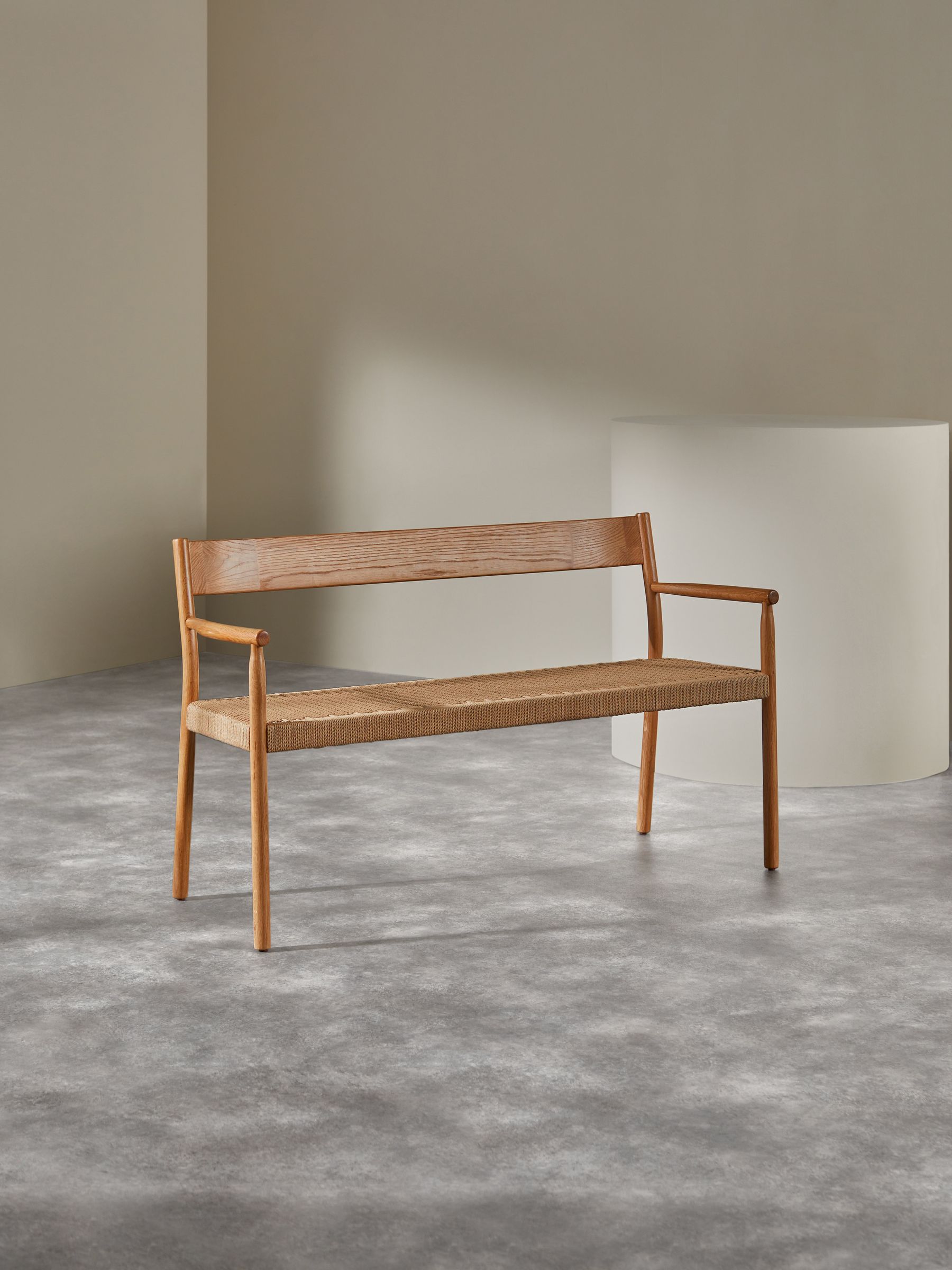 Rhye Dining Bench in Natural - Image 2 of 4