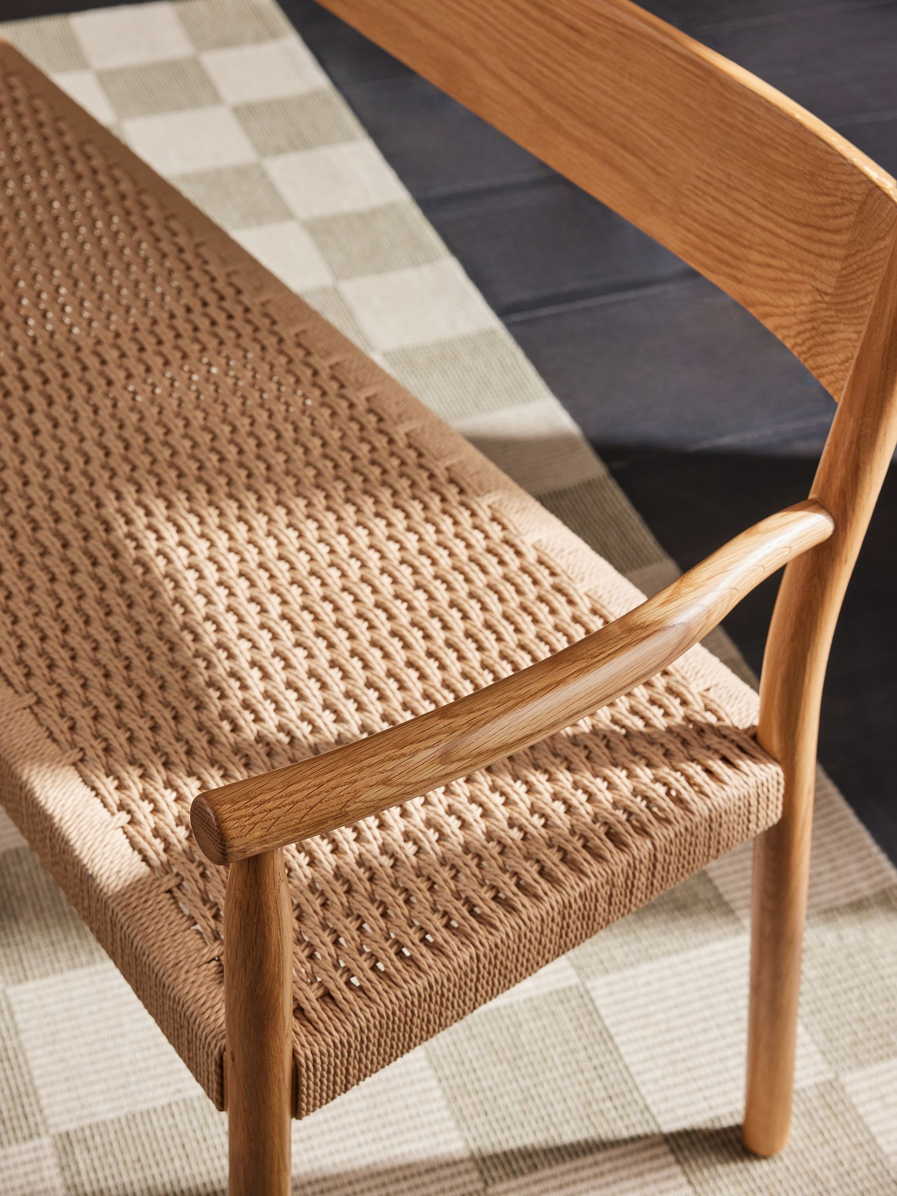 Rhye Dining Bench in Natural - Image 3 of 4