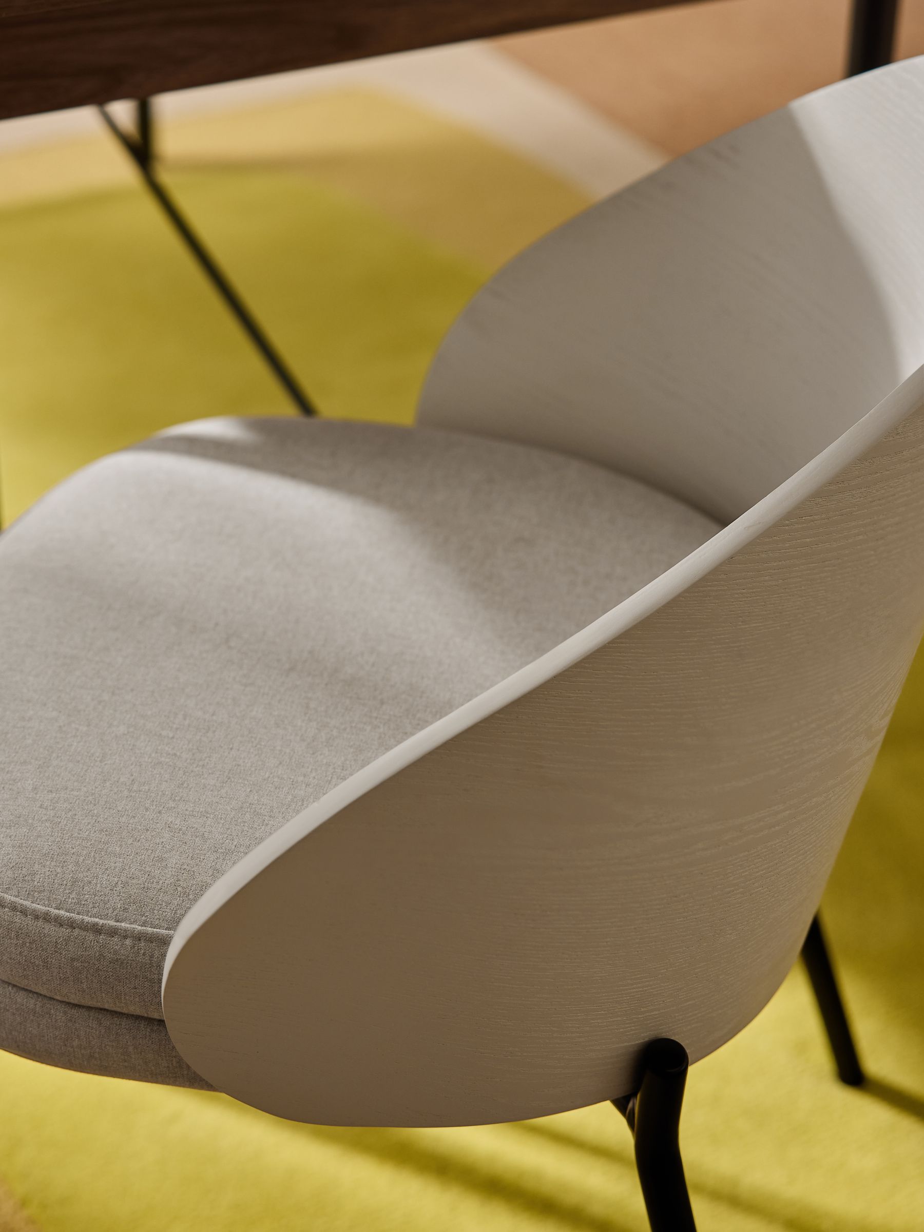 Set of 2 Talia Dining Chairs in Grey - Image 2 of 6