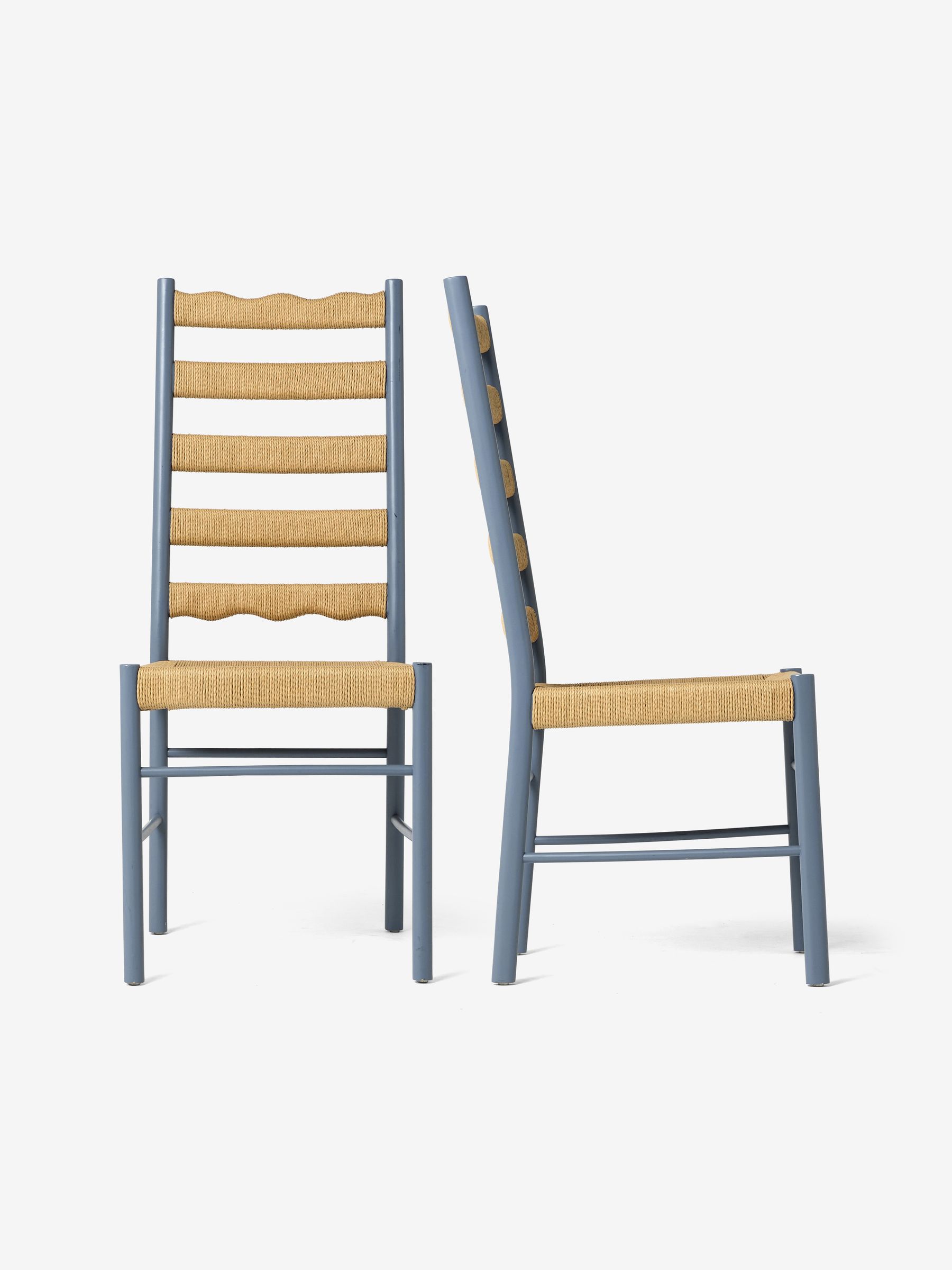 Set of 2 Clara Dining Chairs in Blue - Image 2 of 3