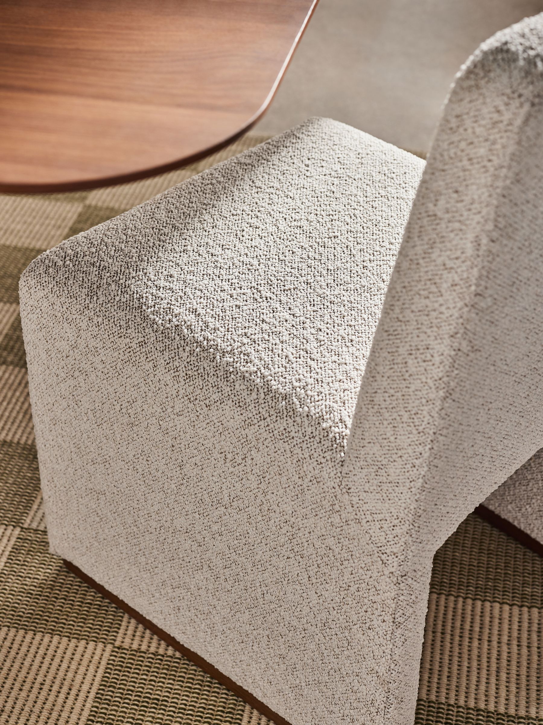 Tova Dining Chair in Light Natural Boucle - Image 2 of 4