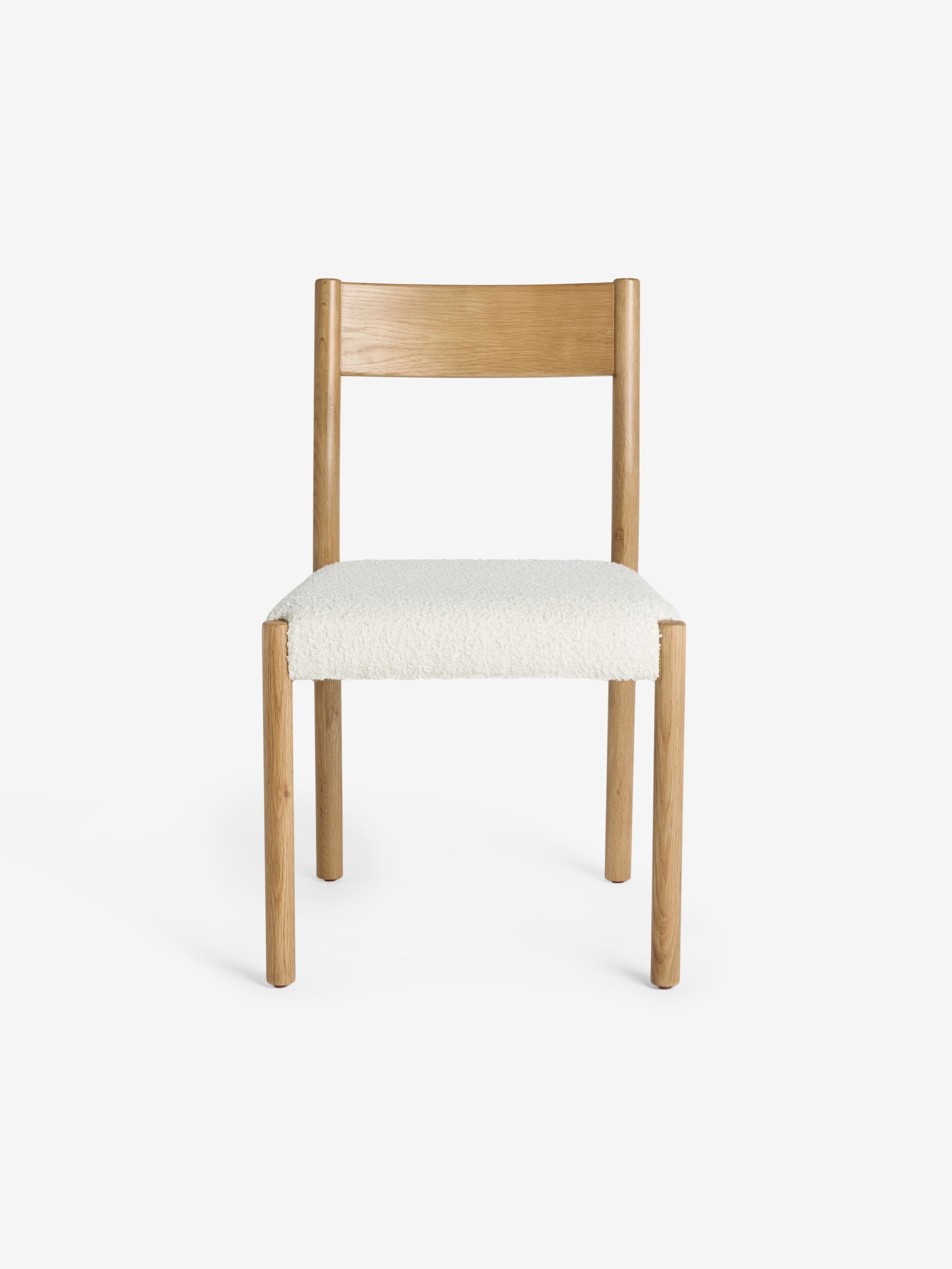 Set of 2 Rhye Dining Chair in Natural and Off White Boucle - Image 5 of 5