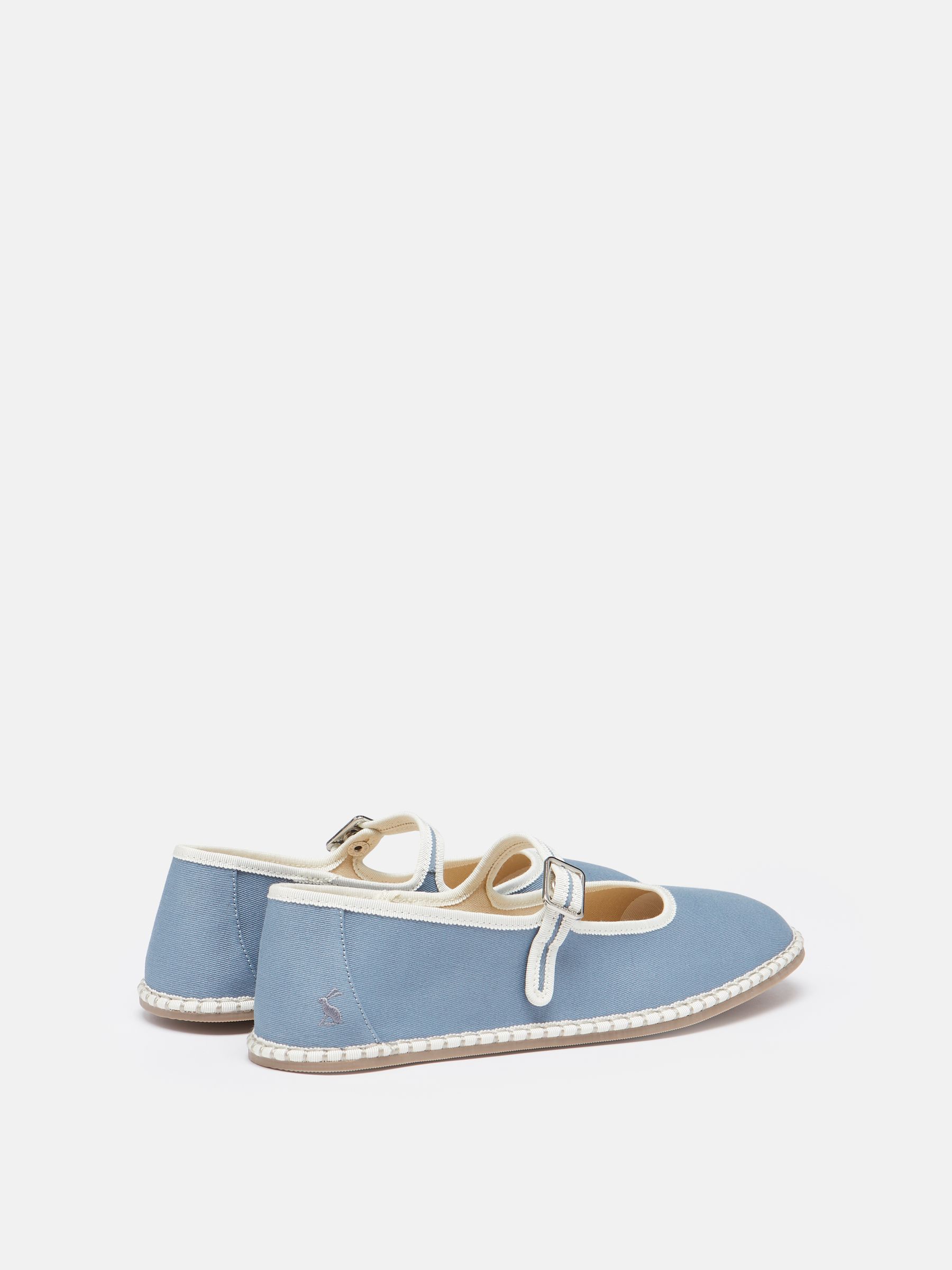 Maddison Light Blue Canvas Mary Jane Shoes - Image 3 of 5